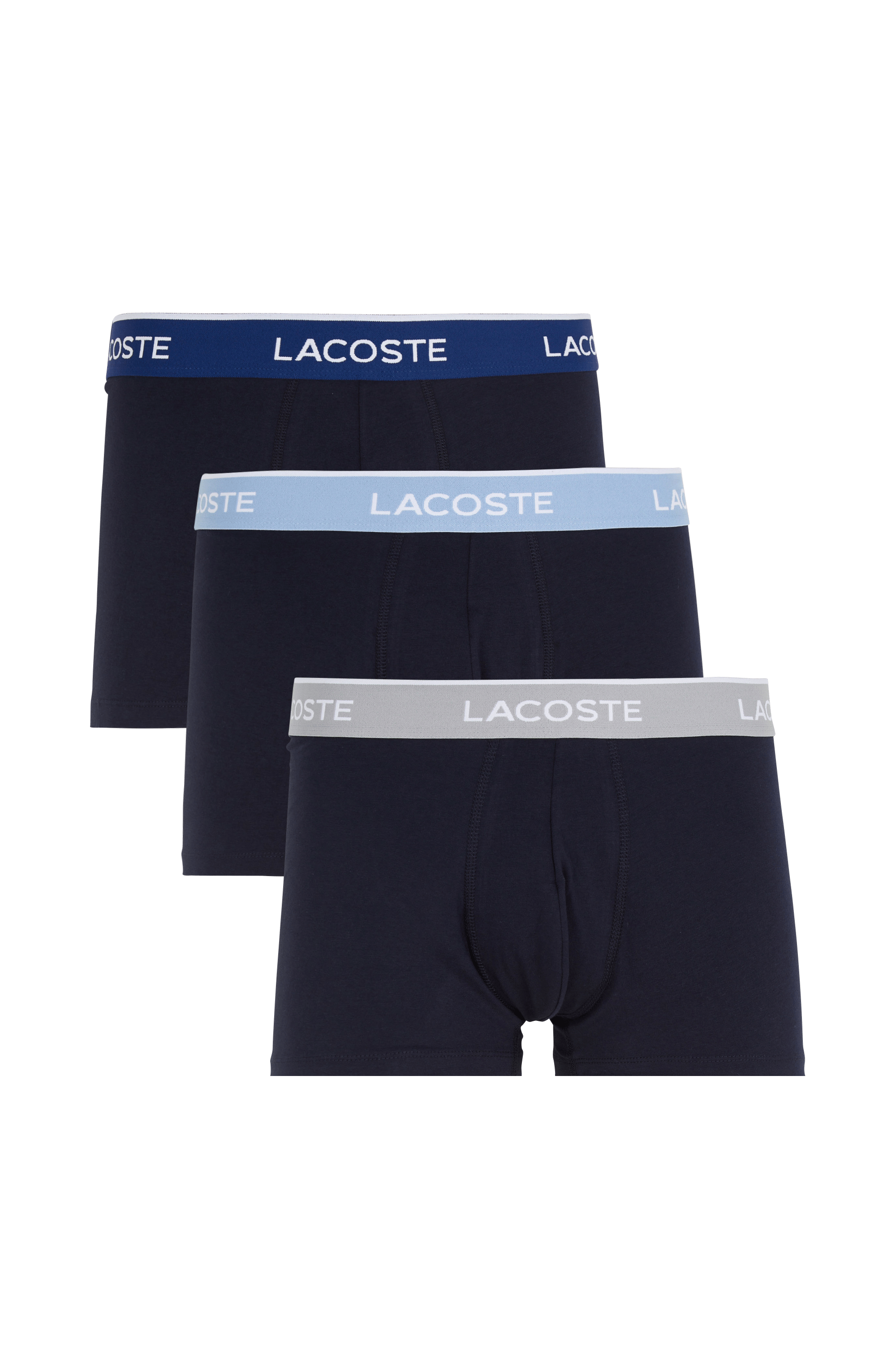 Lot de 3 boxers LACOSTE Bleu