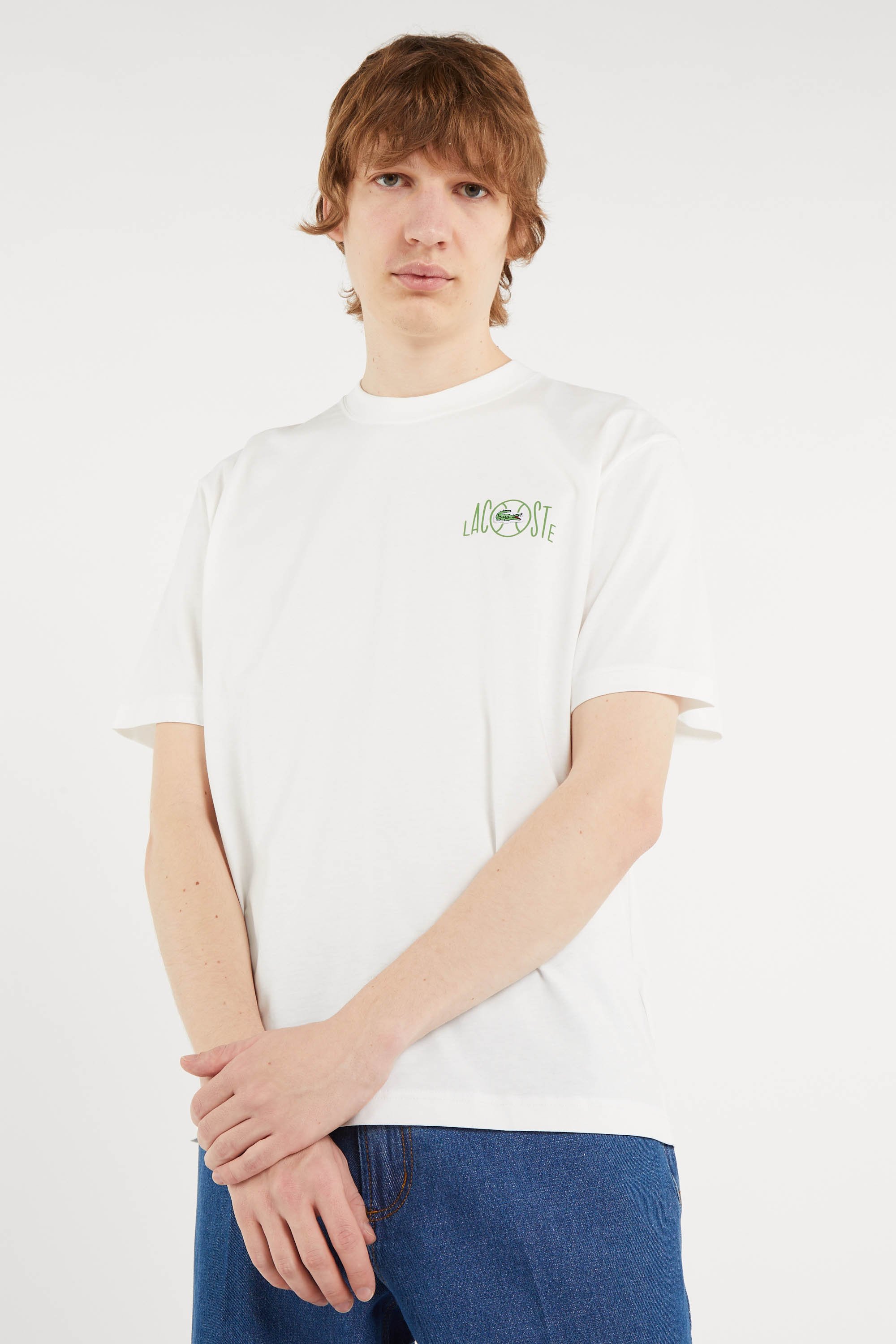 T-shirt tee-shirt LACOSTE Blanc