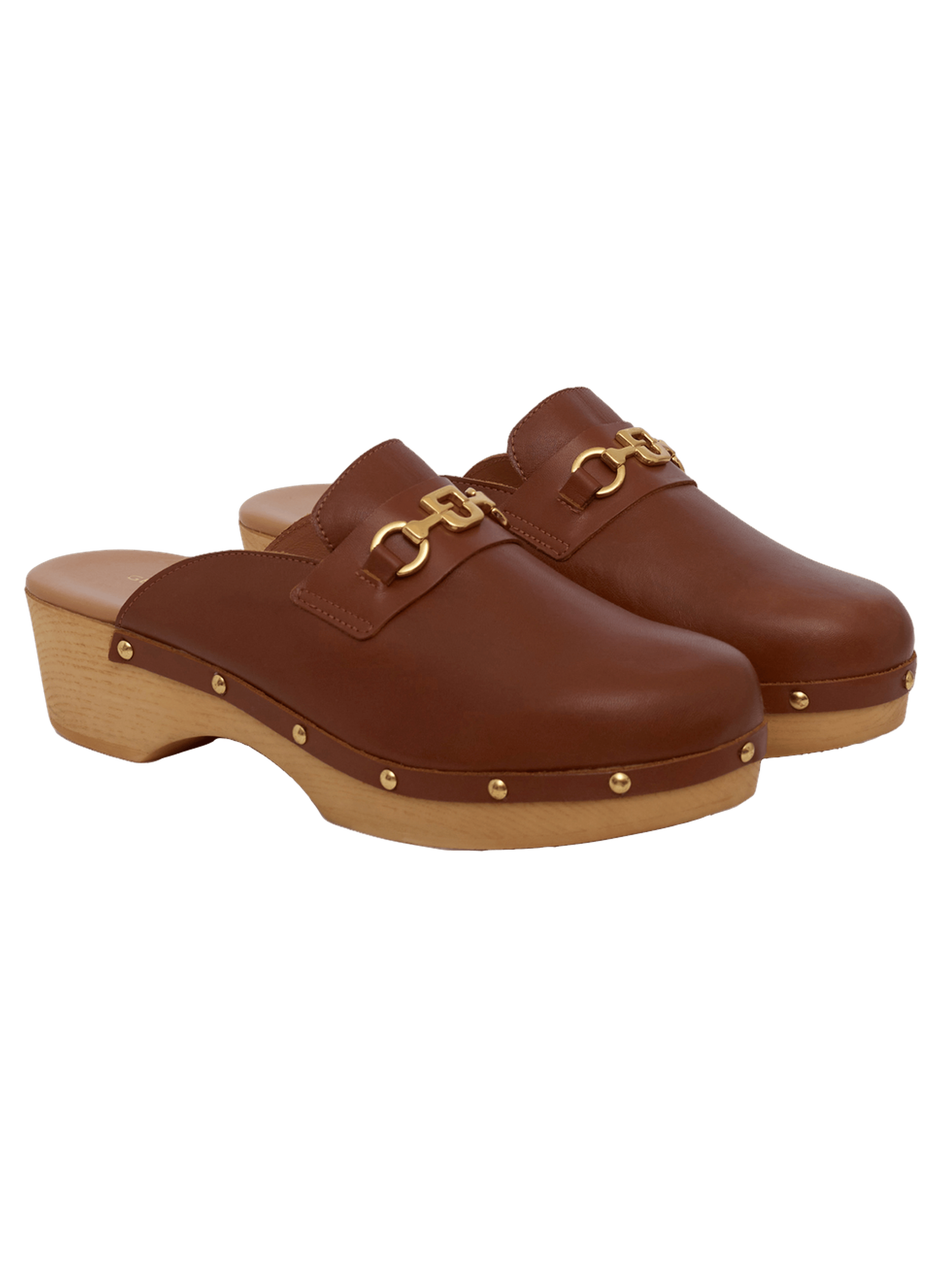 Sabots à semelles compensées - elena GERARD DAREL Marron
