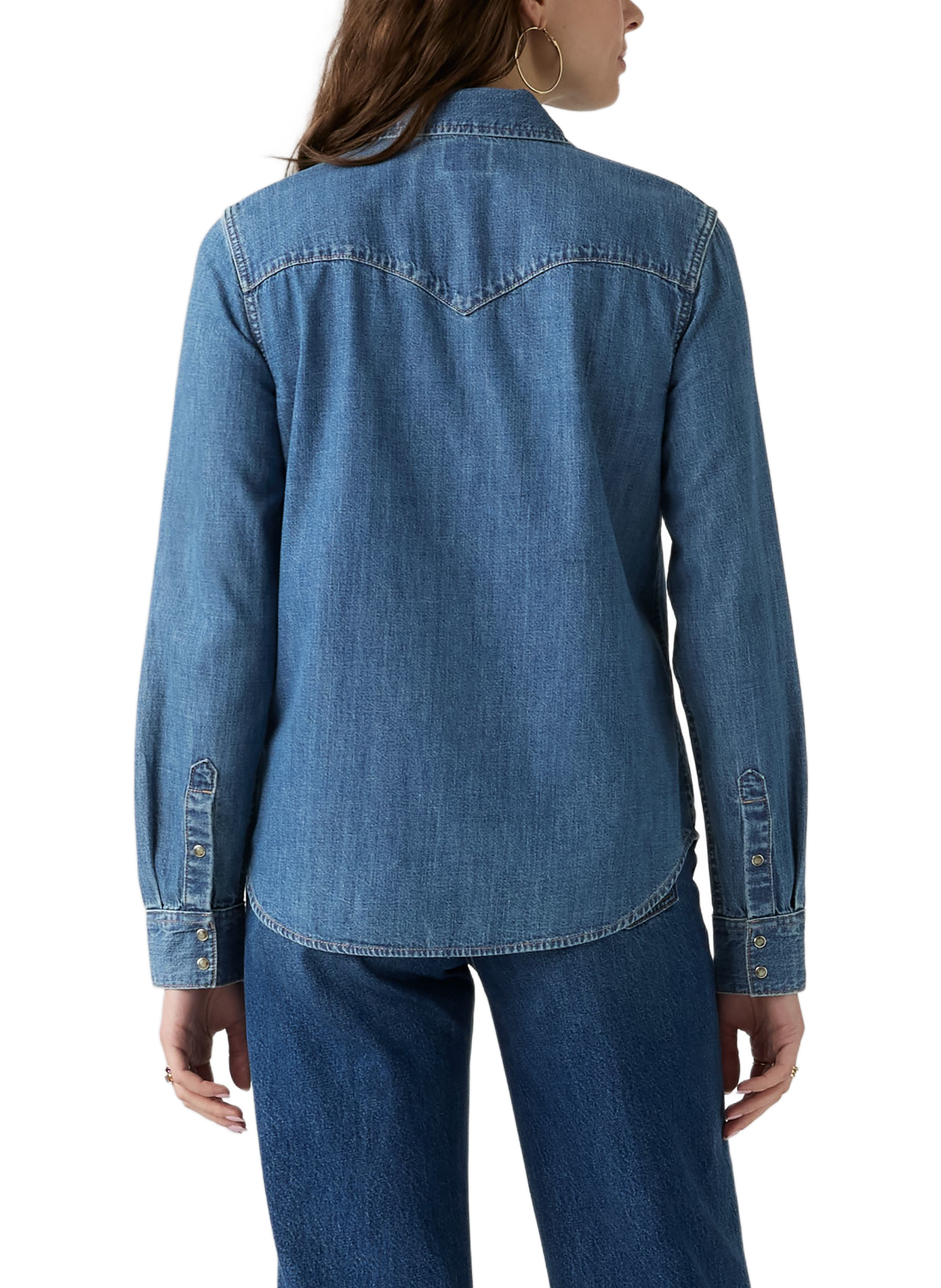 Overhemd Heritage Western van katoenen denim LEVI'S Blauw