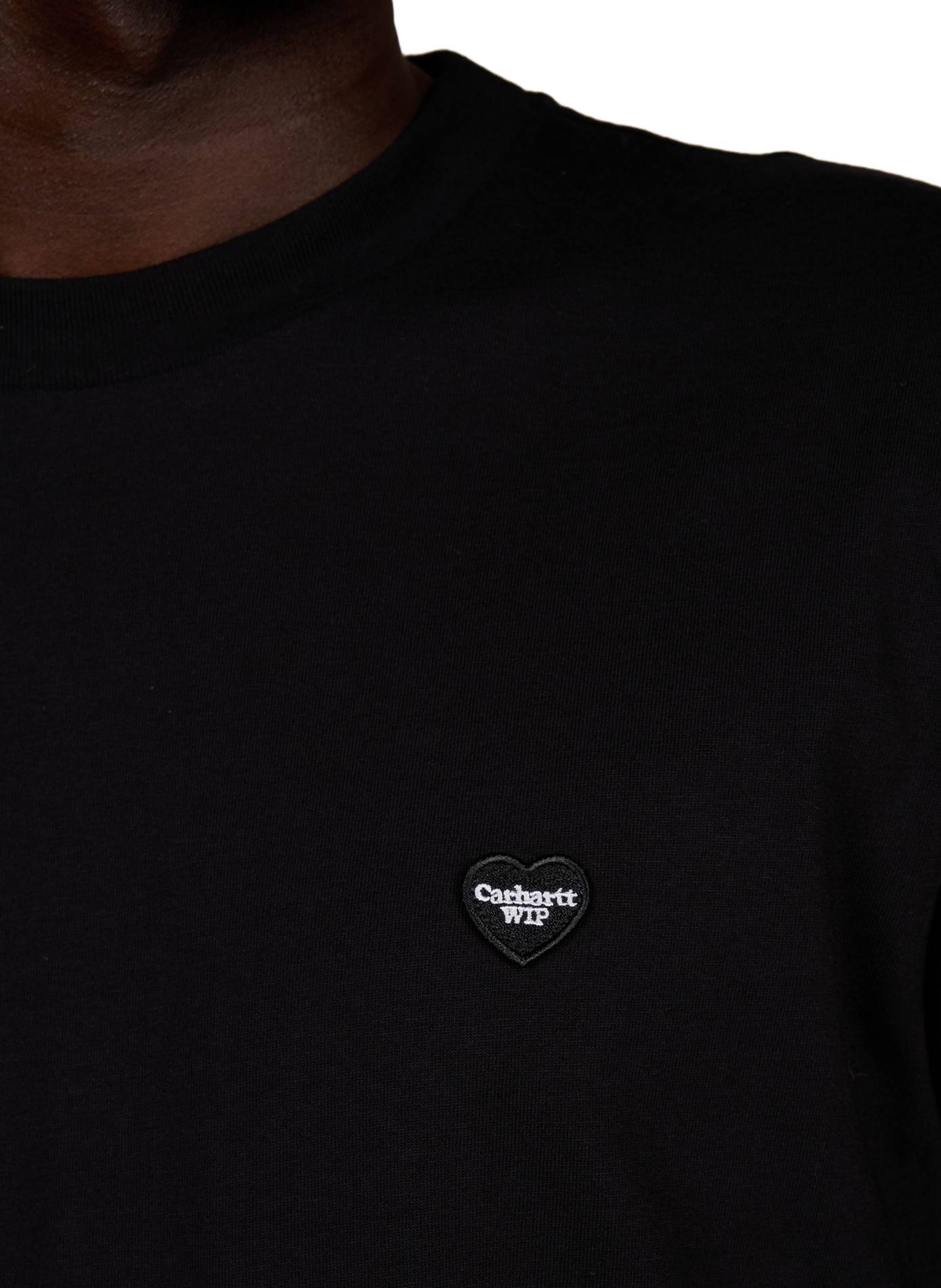 T-shirt small heart CARHARTT WIP Black