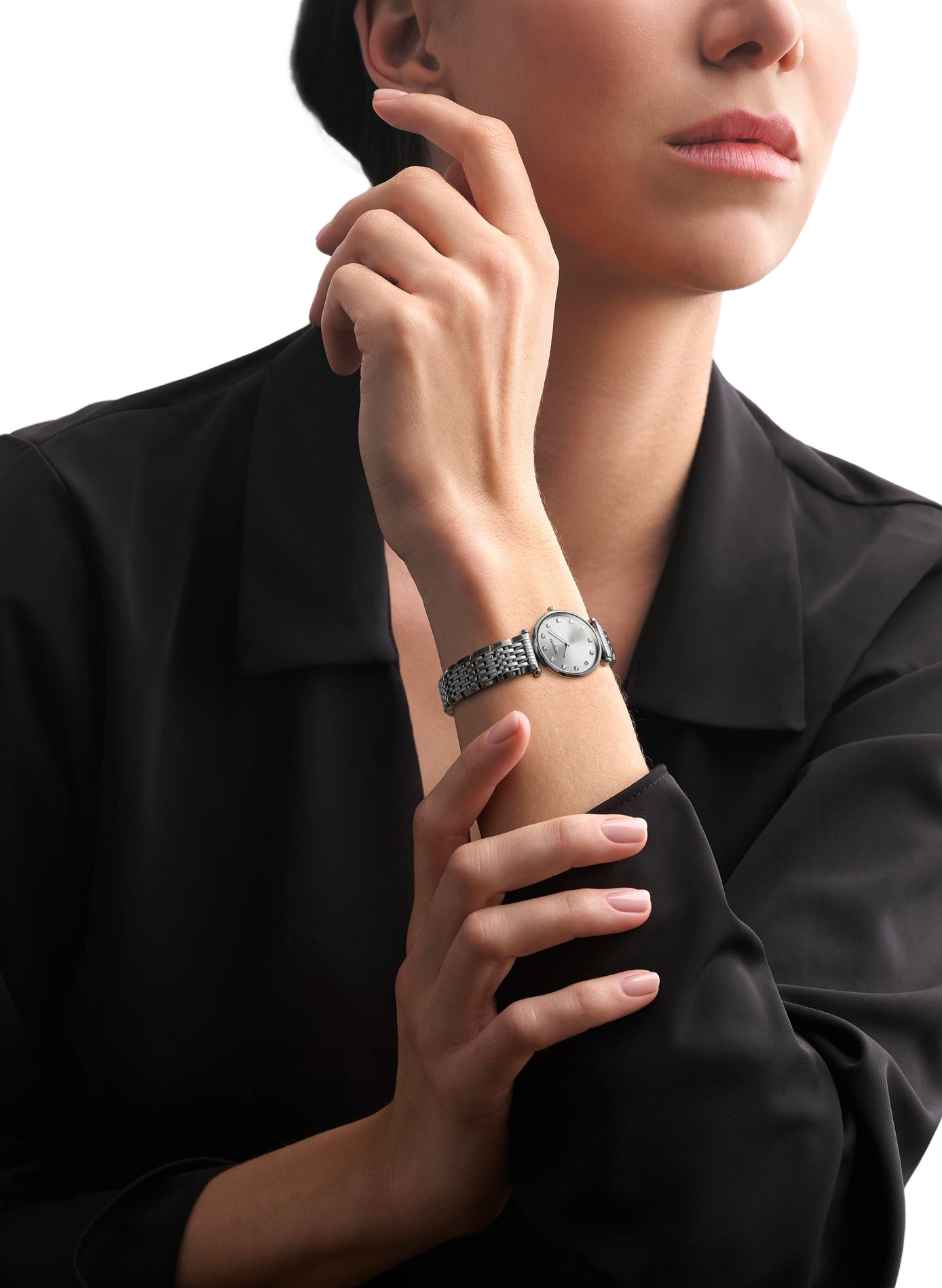 Montre quartz La Grande Classique en acier inoxydable LONGINES Blanc
