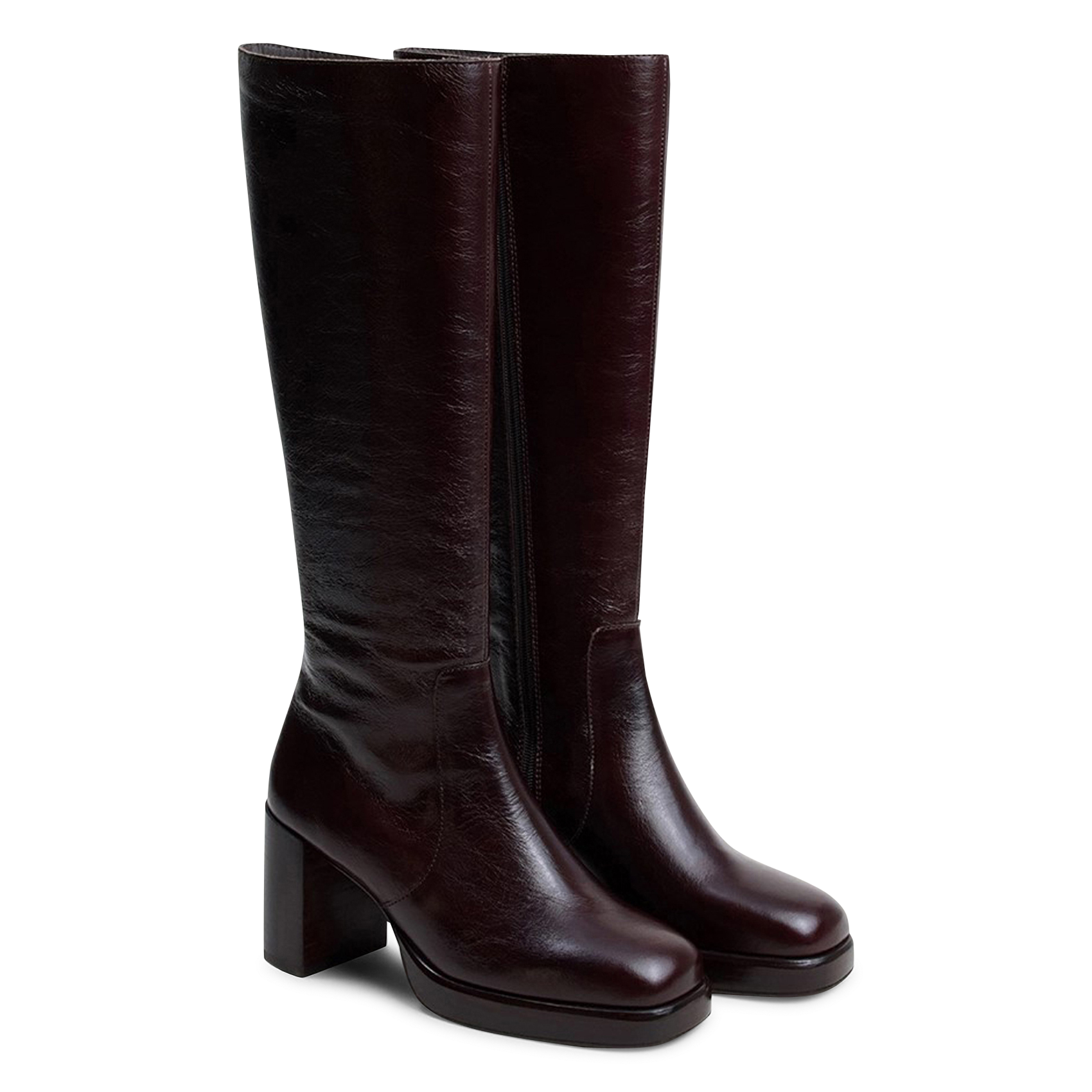 Bottes en cuir bam JONAK Marron
