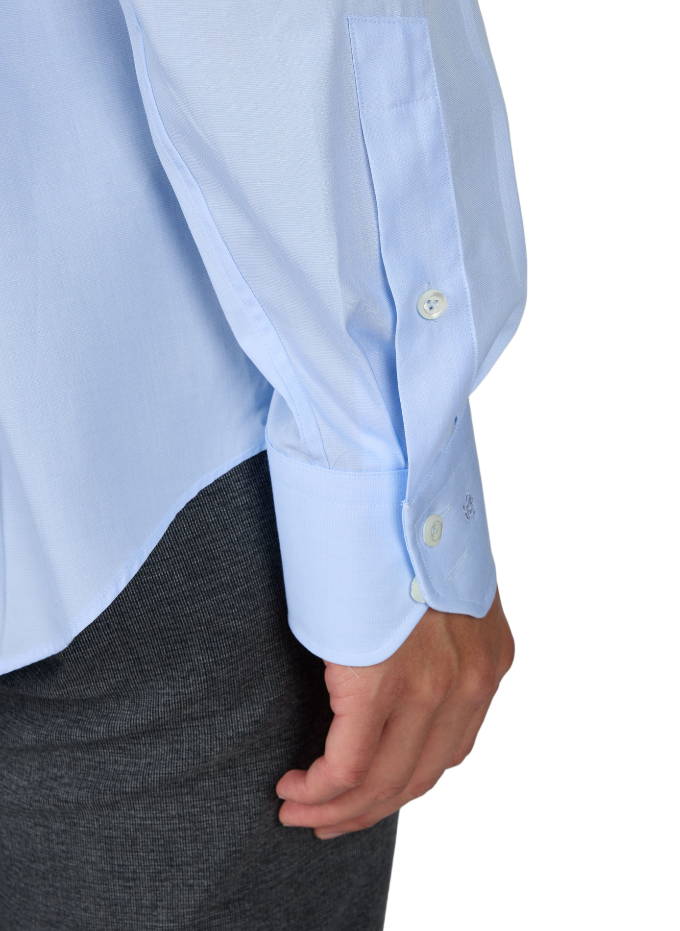 Katoenen overhemd VAN LAACK Blauw