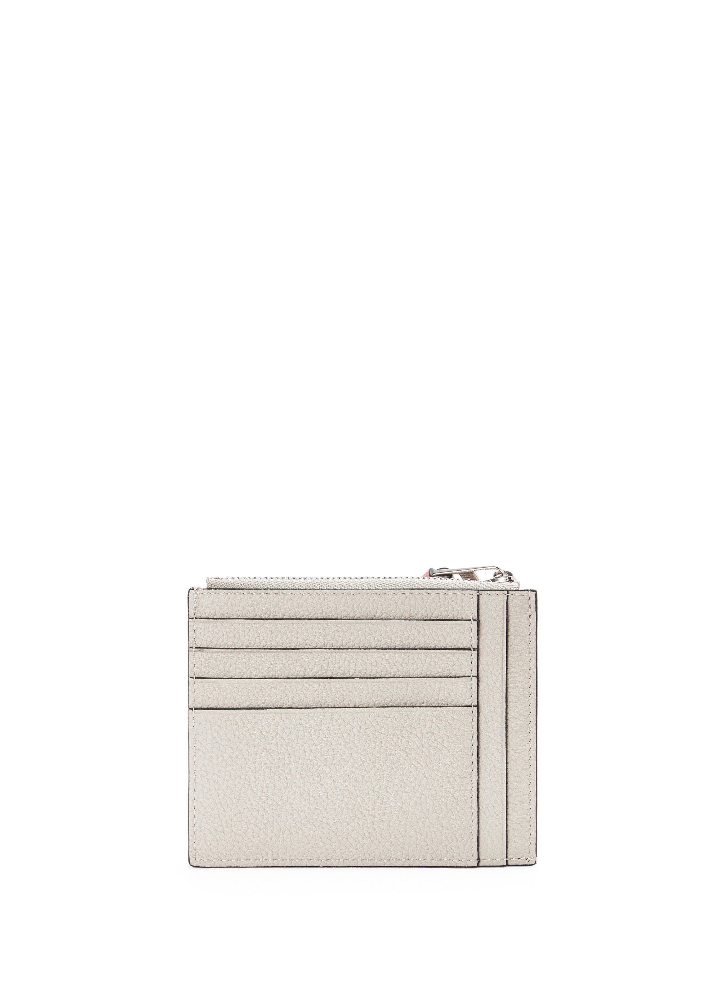 Porte-cartes carré en cuir