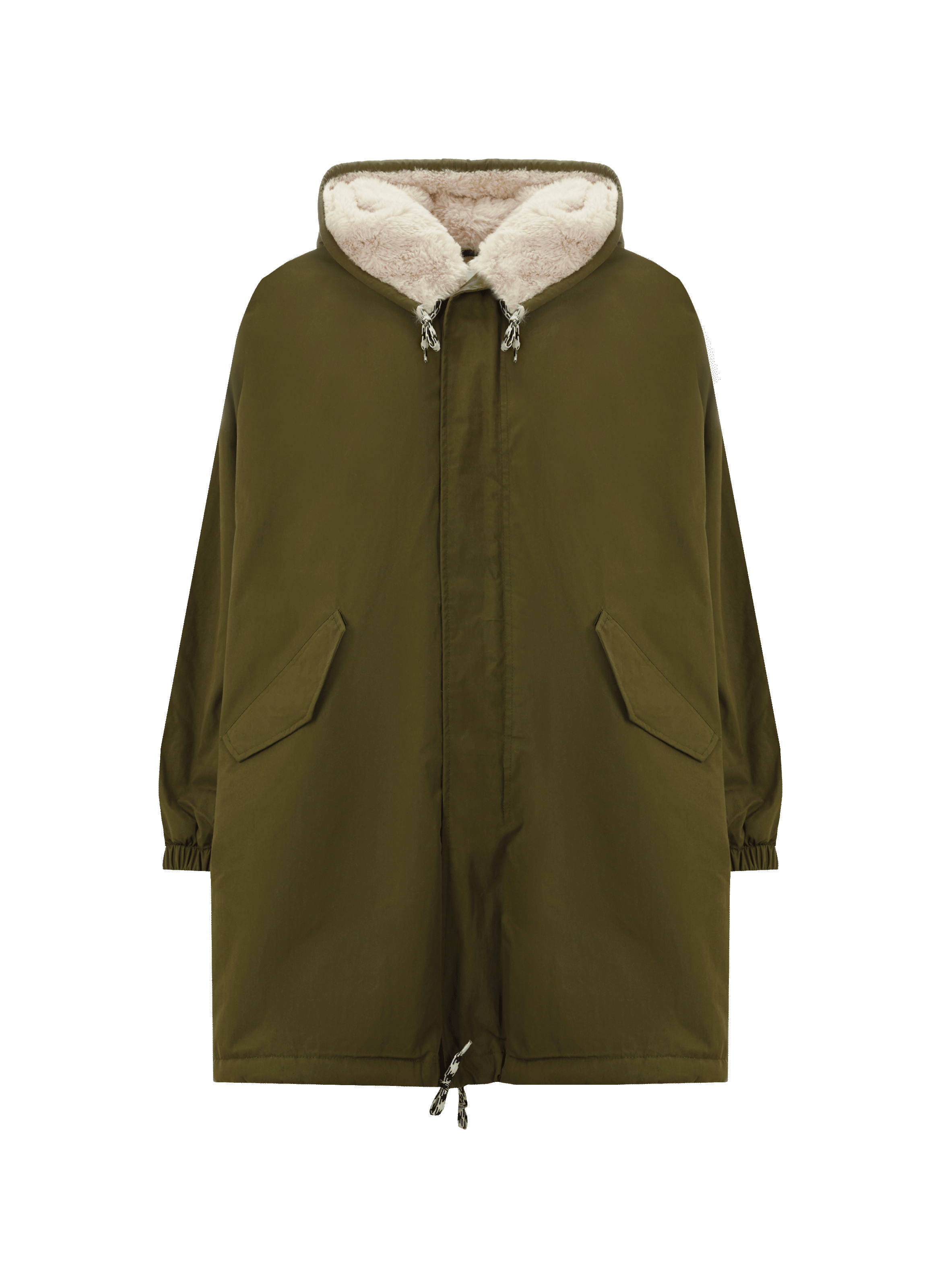 BELLEROSE Parka oversize Kaki