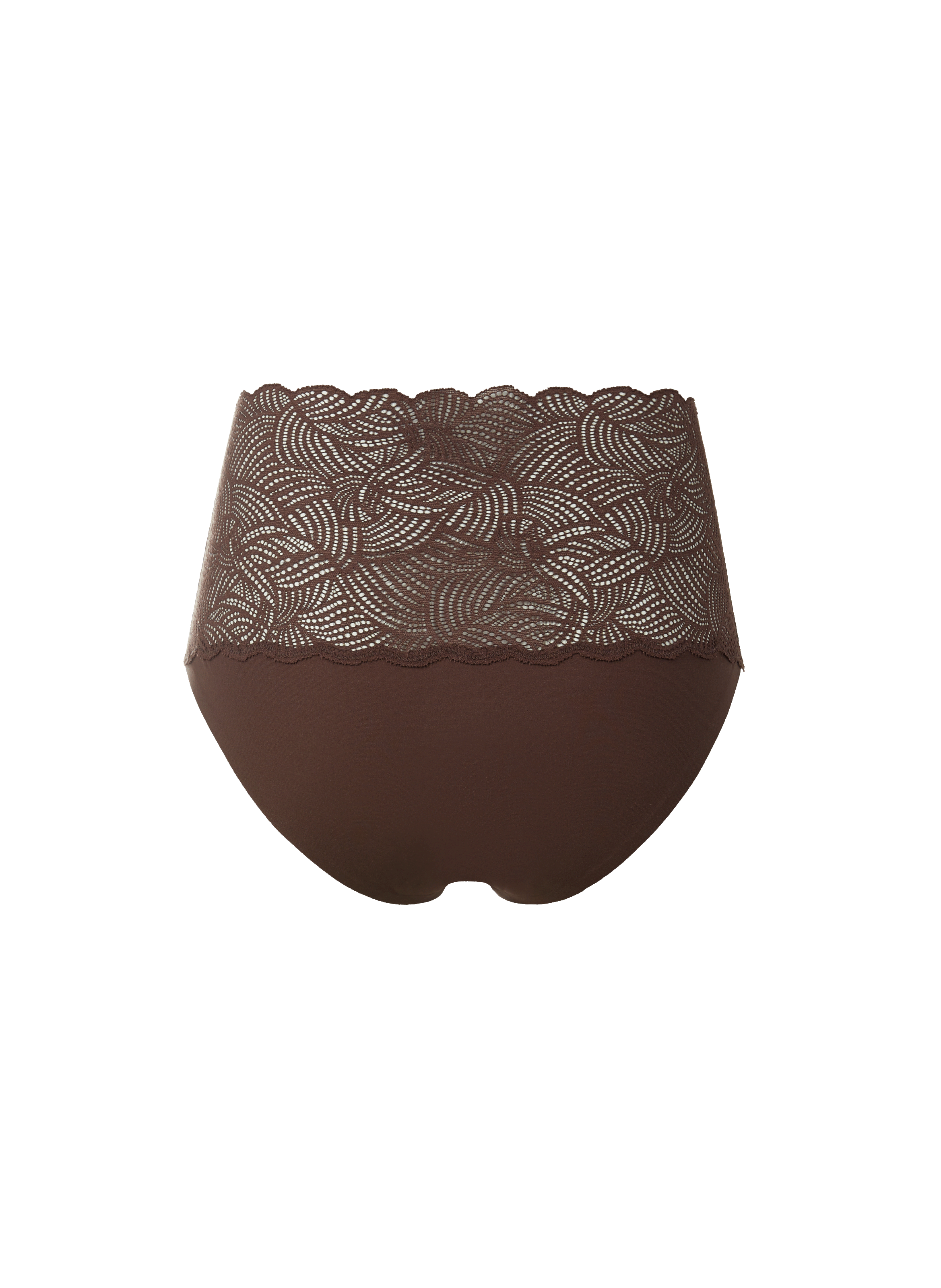 Culotte taille haute avec dentelle