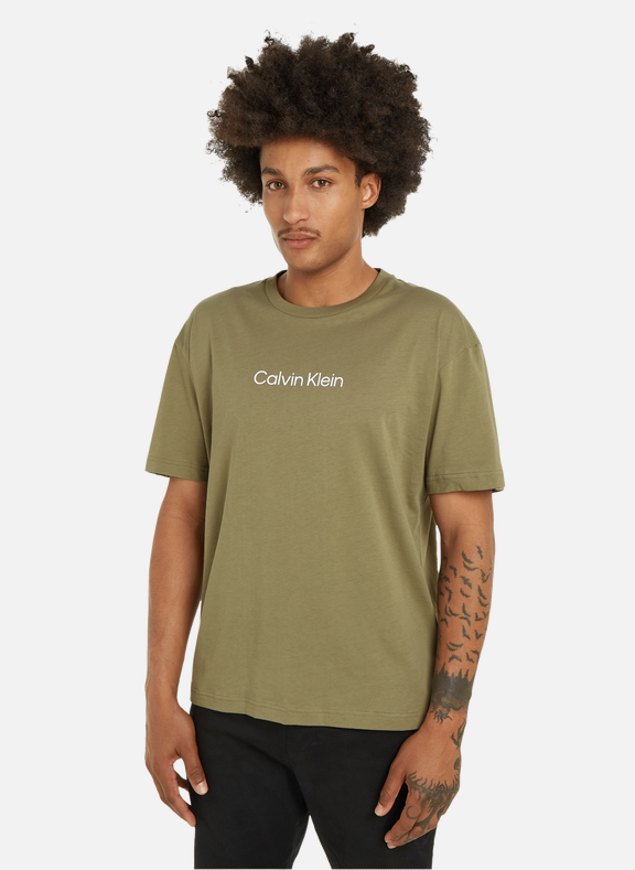 CALVIN KLEIN T-shirt logotypé Vert