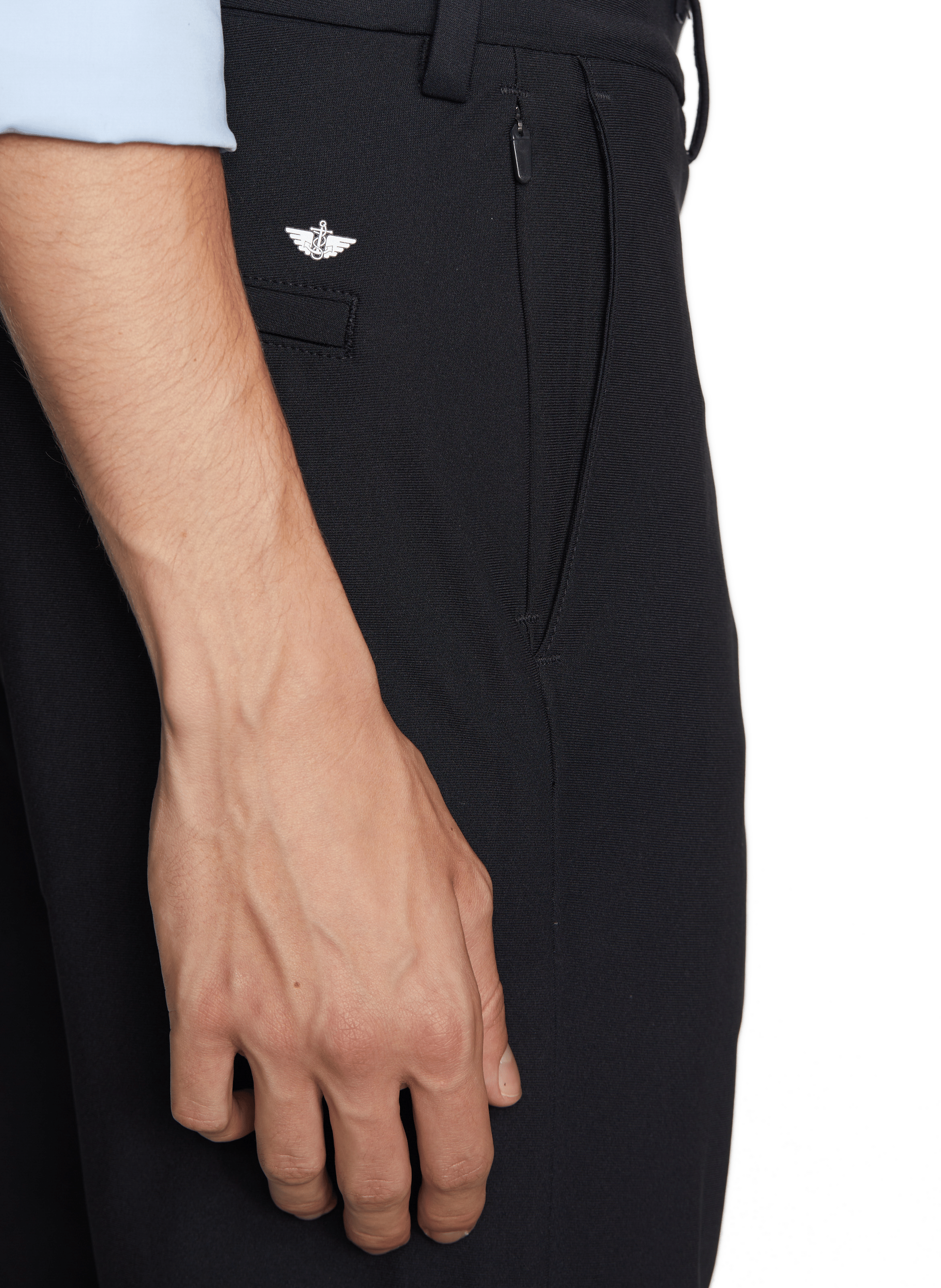 Bedford slim-fit cotton trousers DOCKERS Black