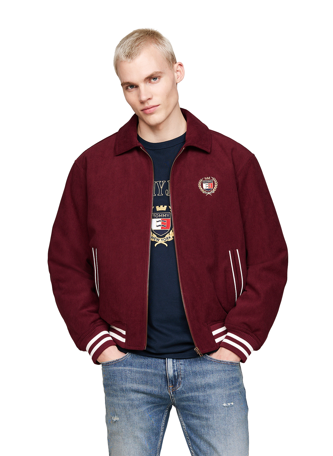 TOMMY HILFIGER Corduroy blazer Red
