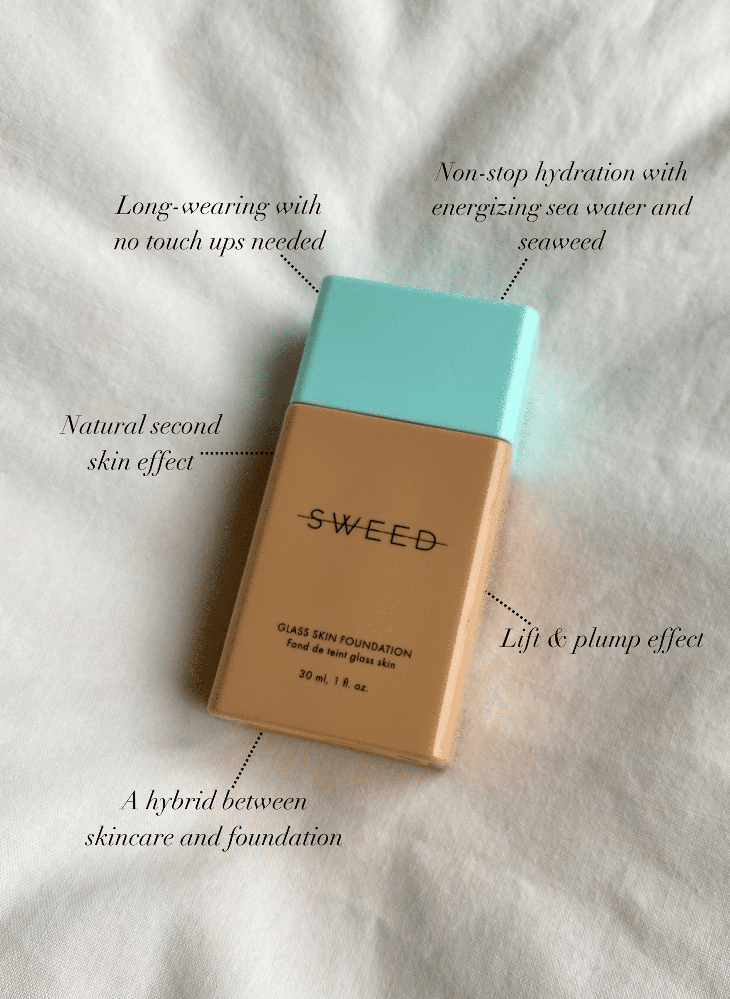 Glass Skin Foundation SWEED 07 - medium light n/w