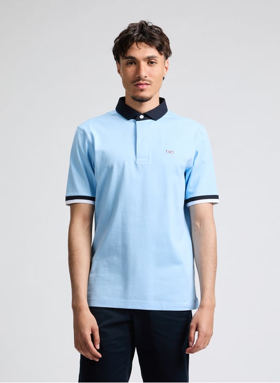 Polo en coton Bleu by EDEN PARK EDEN PARK Polo en coton Bleu