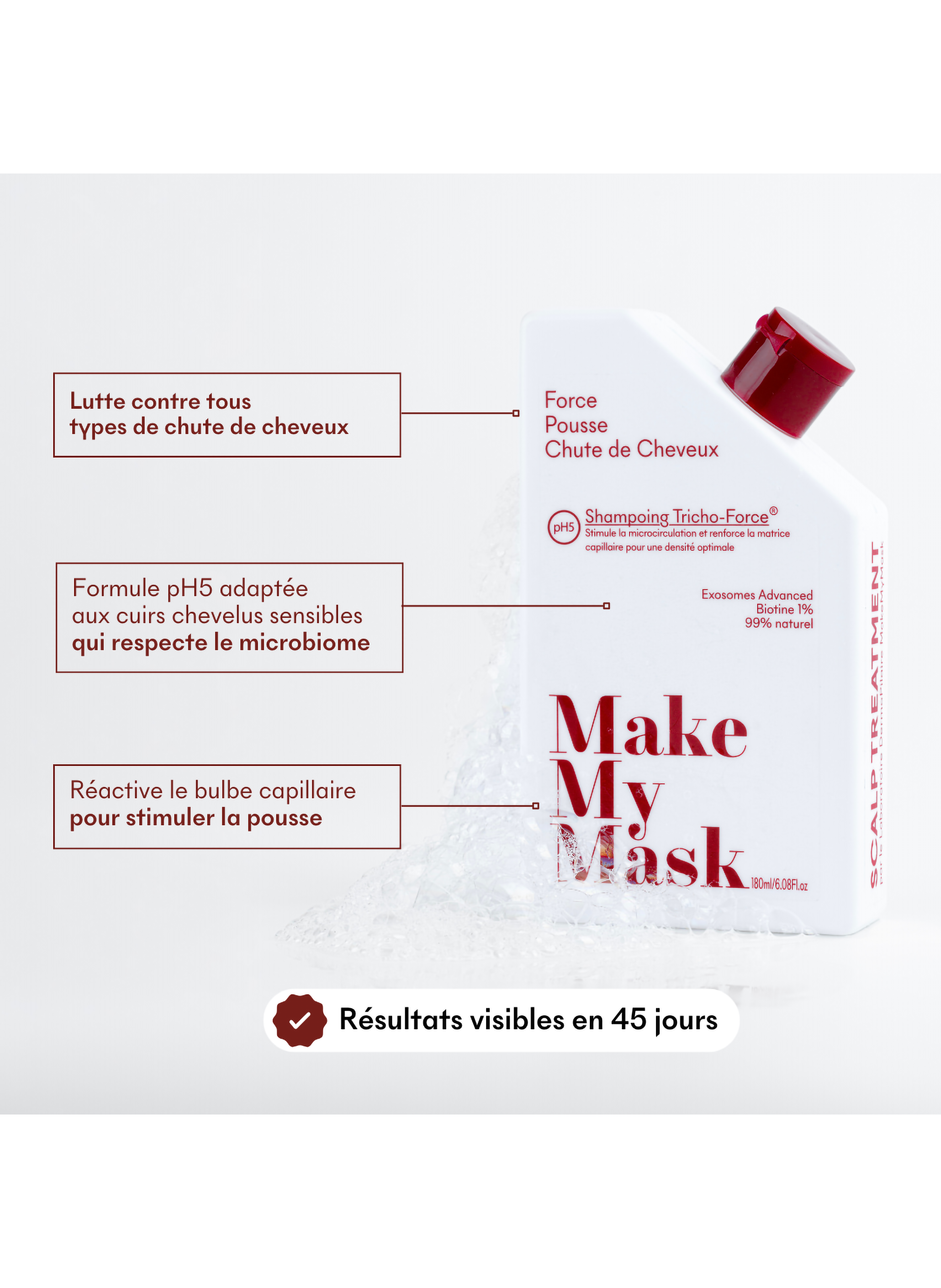 Tricho-Force Shampoo MAKE MY MASK No color