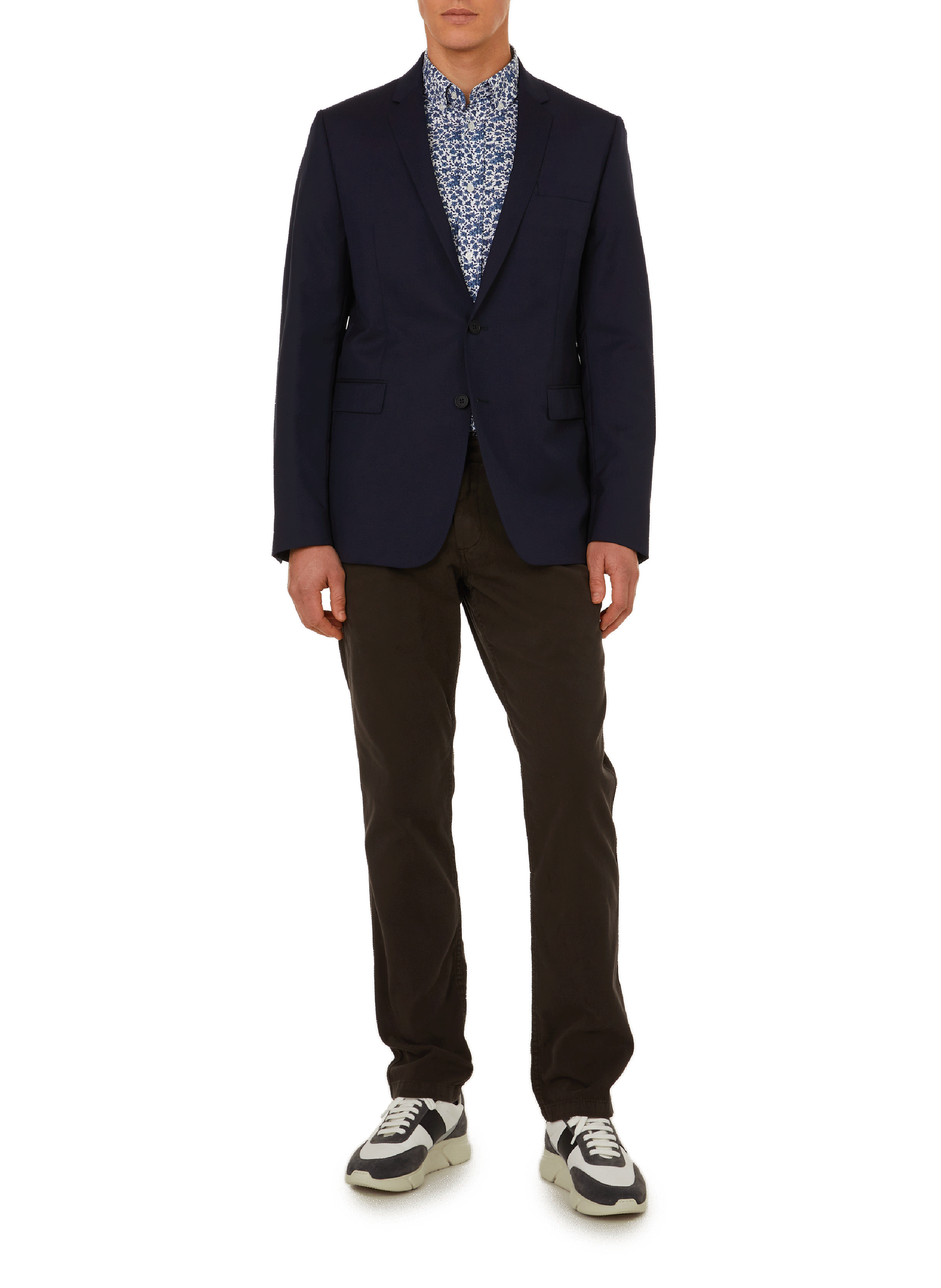 Veste blazer Caph en laine SAISON 1865 Bleu