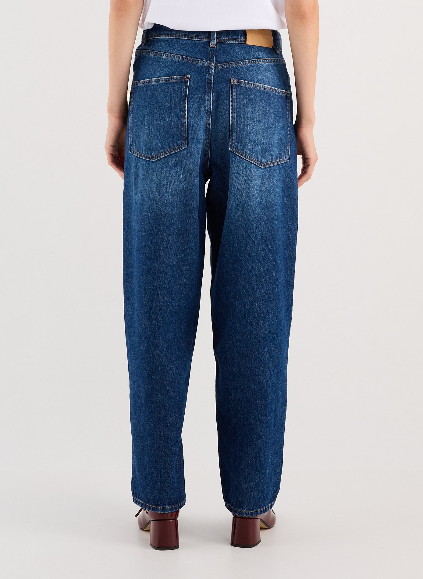 Jean mom Wotier en coton SAISON 1865 Bleu