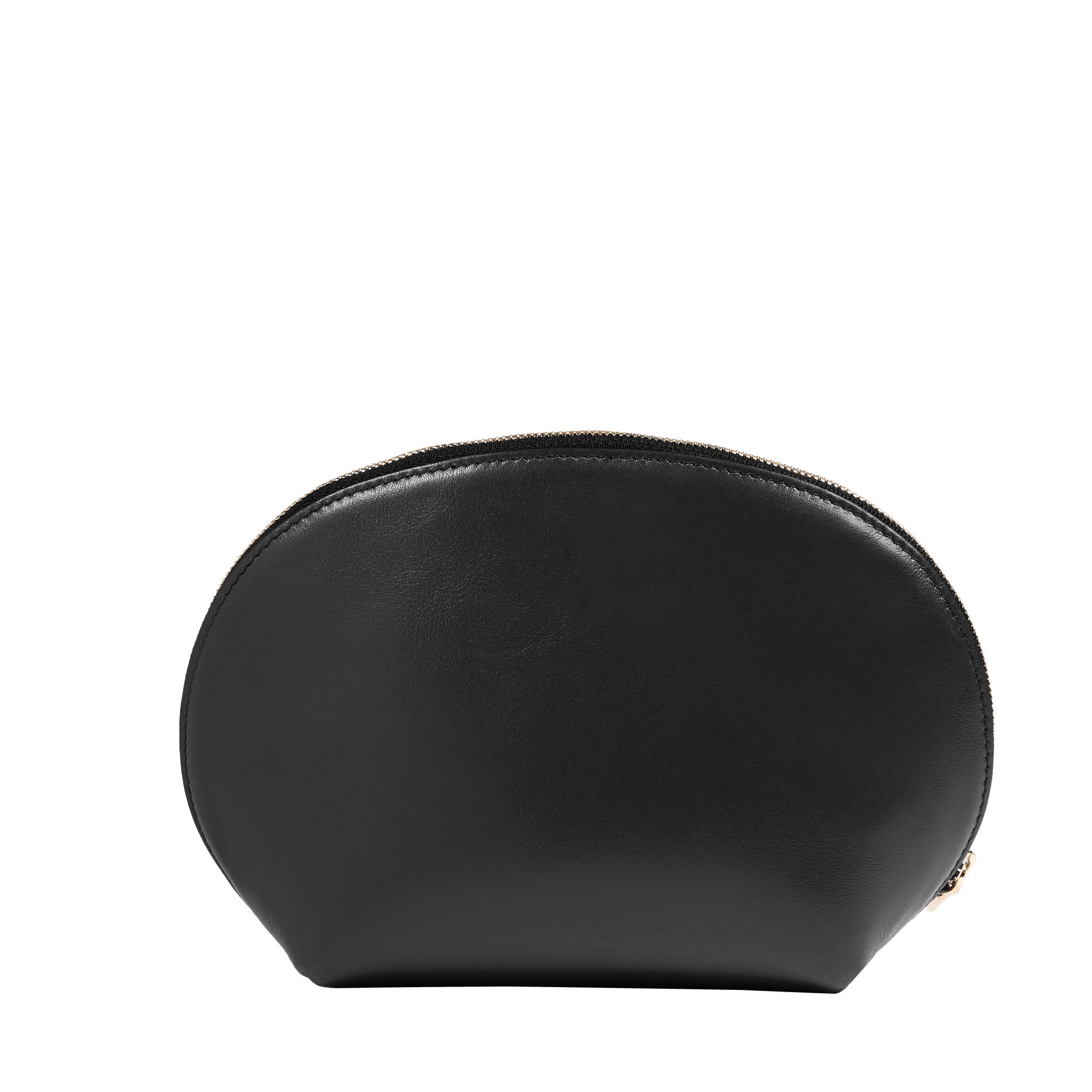 Lancel Origami leather cosmetic pouch LANCEL Black
