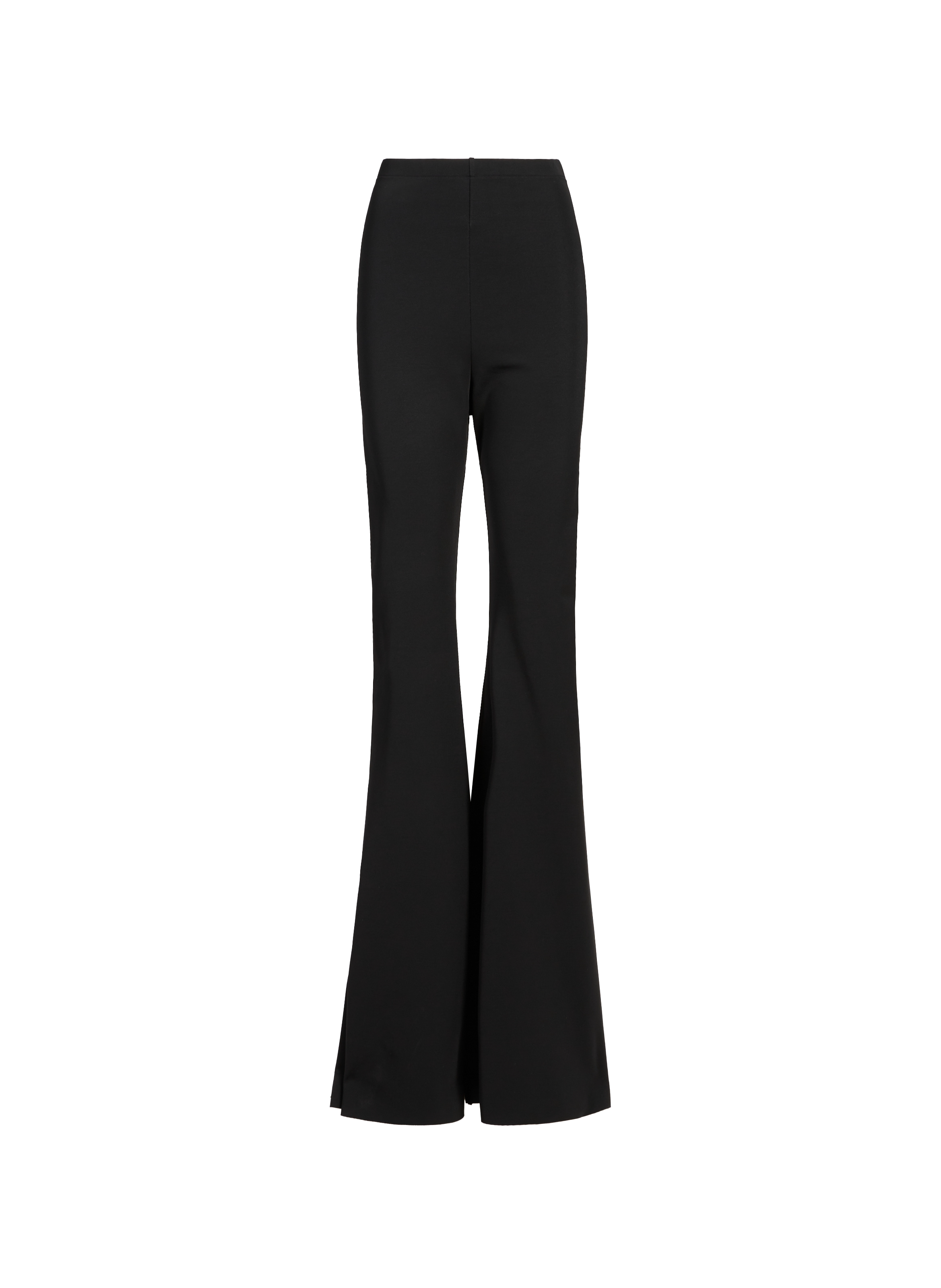 RICK OWENS Pantalon boot-cut taille haute Noir