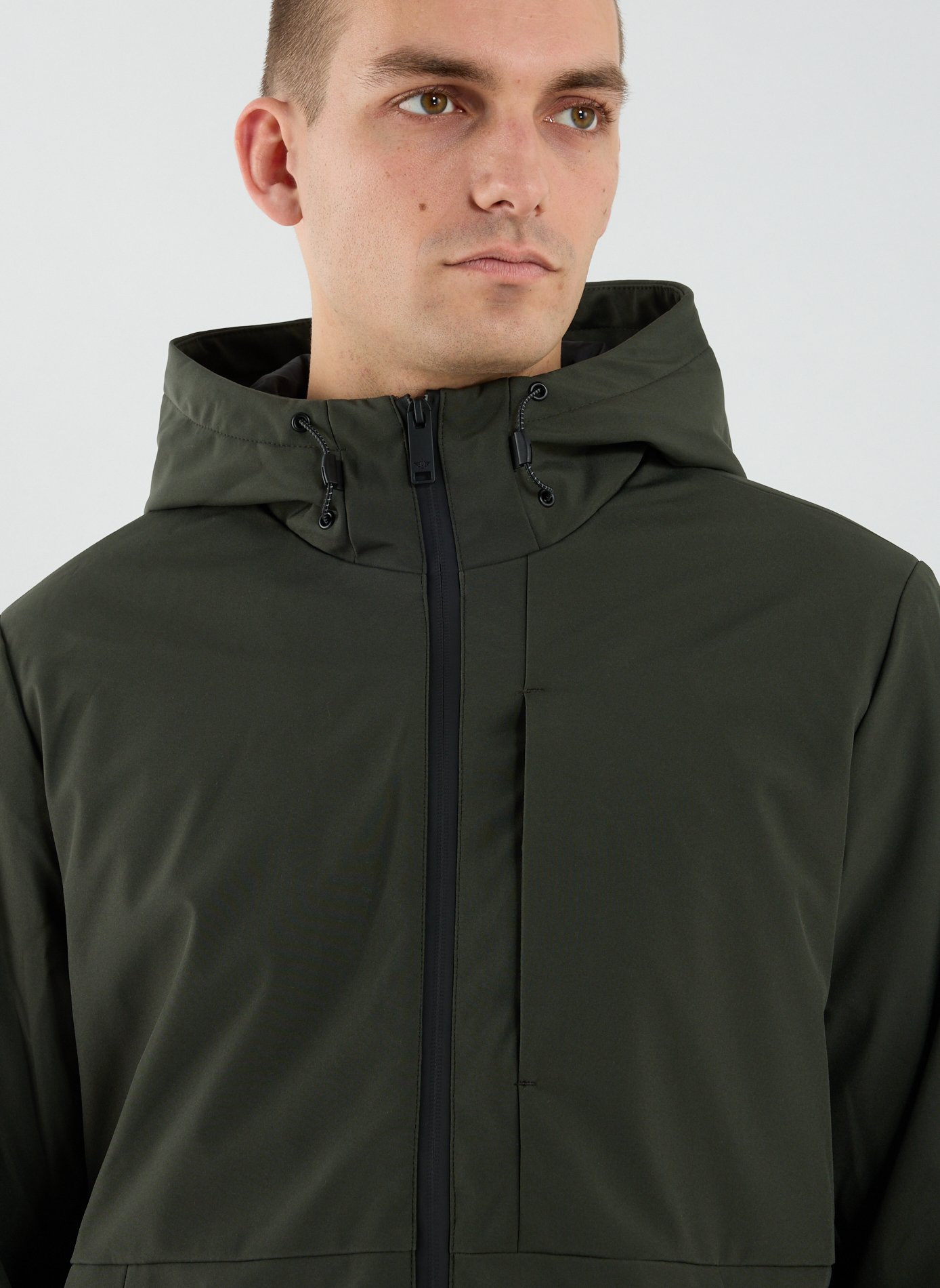 Blouson à capuche en coton mélangé DOCKERS Kaki