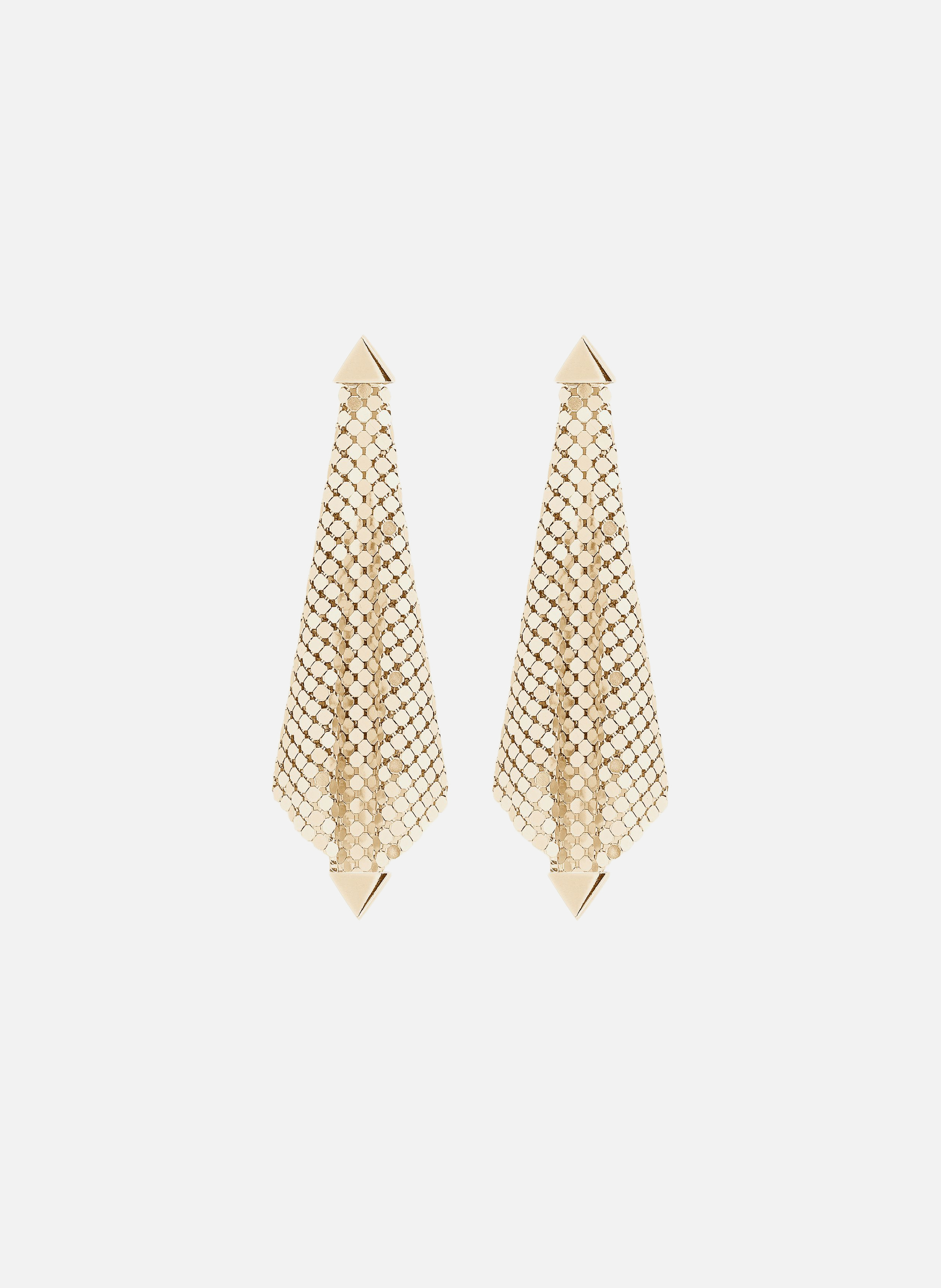 Boucles d'oreille pixel RABANNE Doré