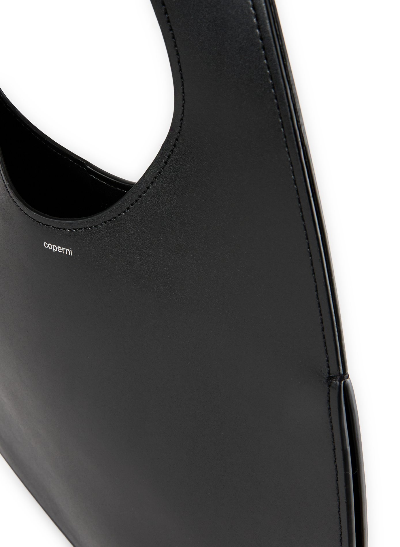 Heart-shaped leather shoulder bag COPERNI Black