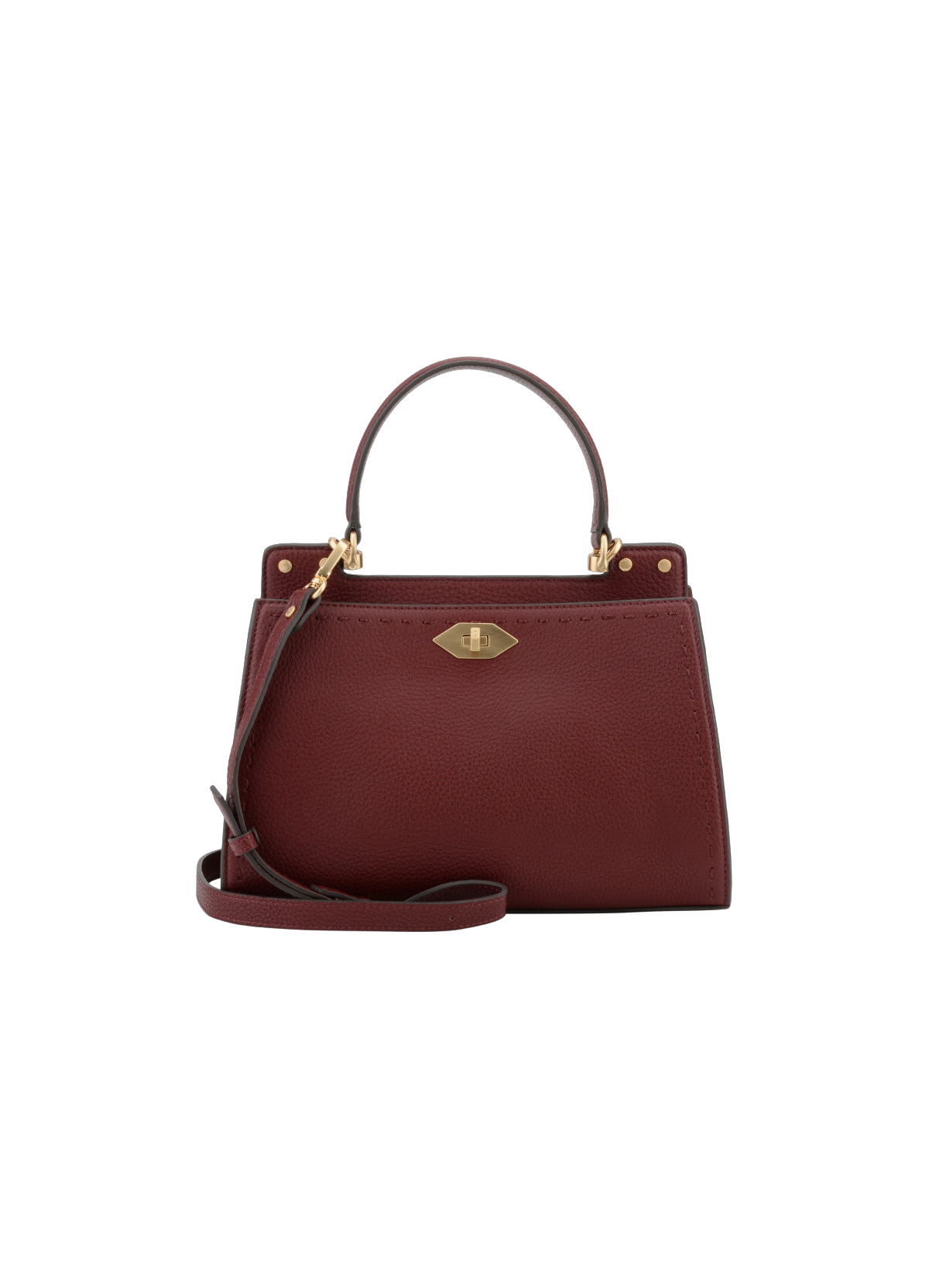 Trianon | sac porté main mm POURCHET Rouge