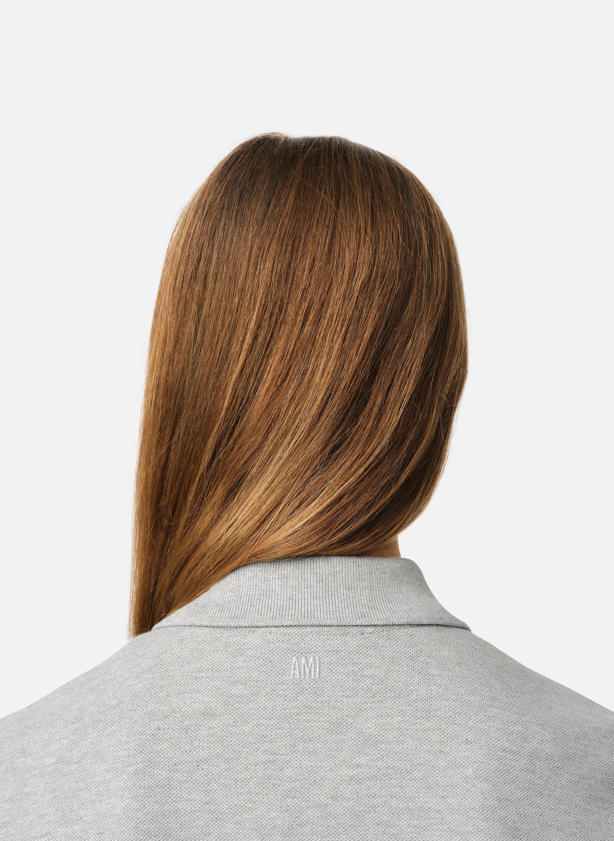 Polo Ami de Coeur unisexe AMI PARIS Gris