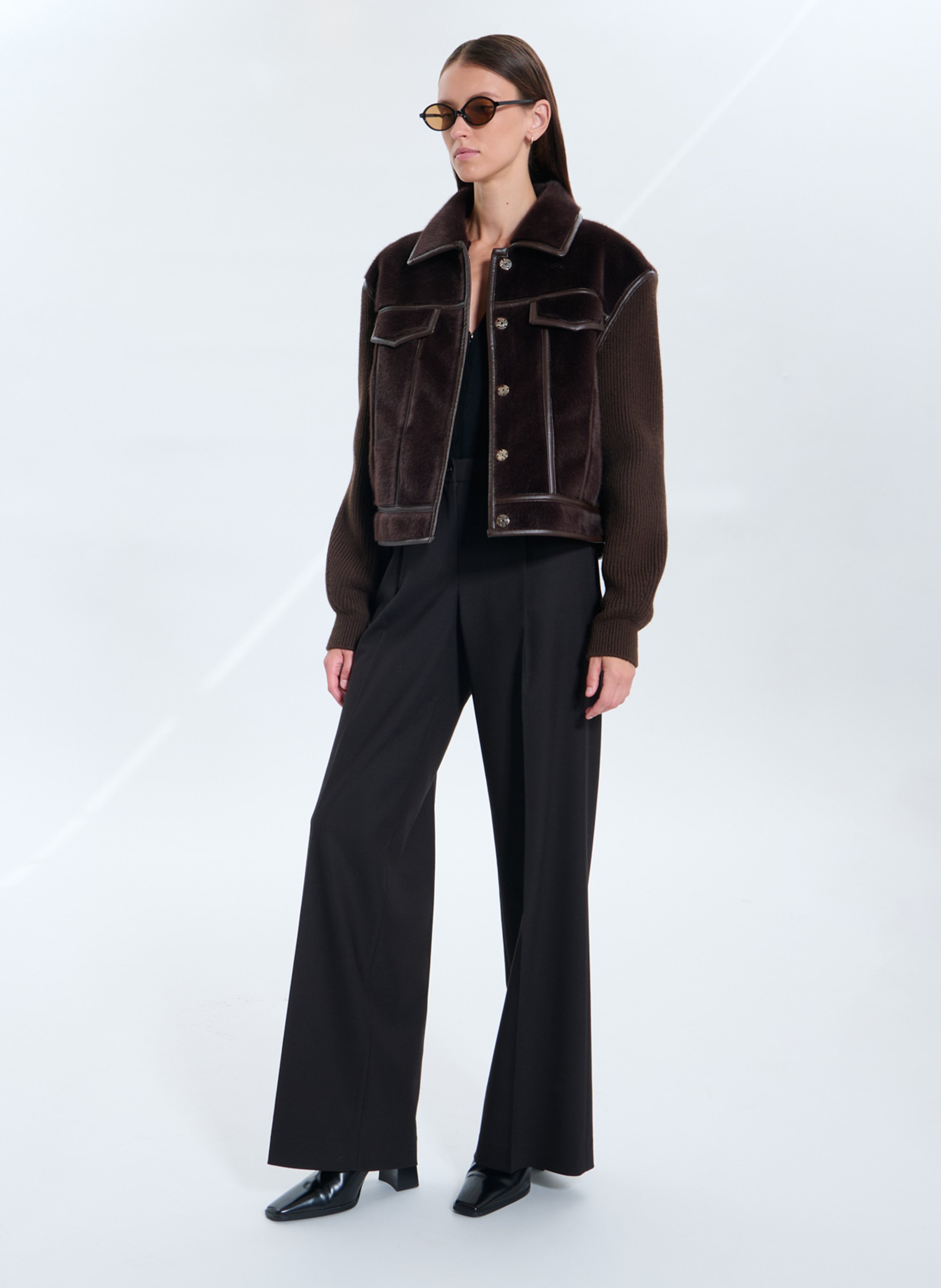 Manteau  majda ZAPA Marron