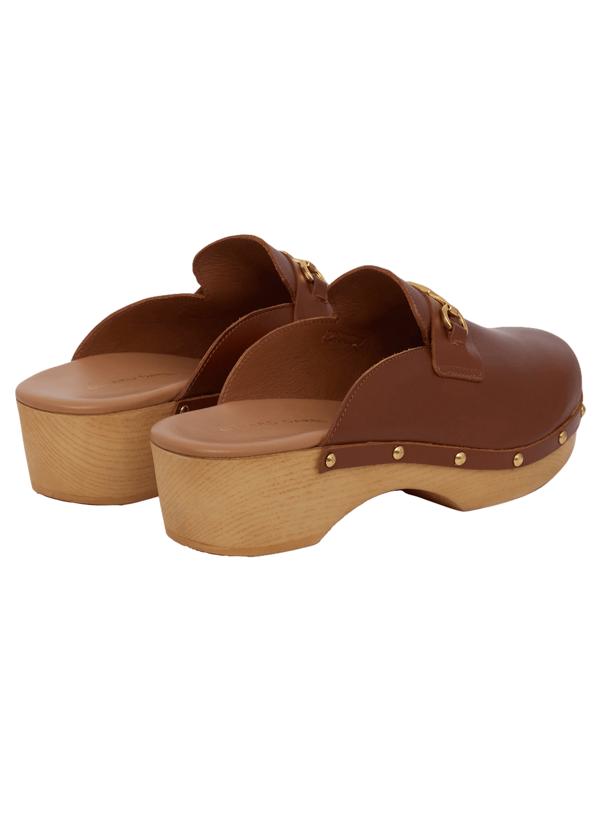 Sabots à semelles compensées - elena GERARD DAREL Marron