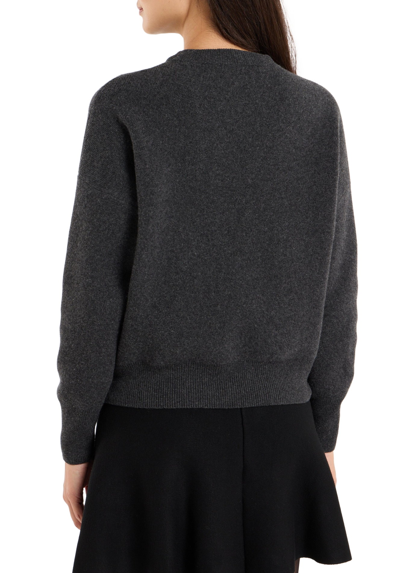 Pull col rond Brandi en laine SAISON 1865 Gris