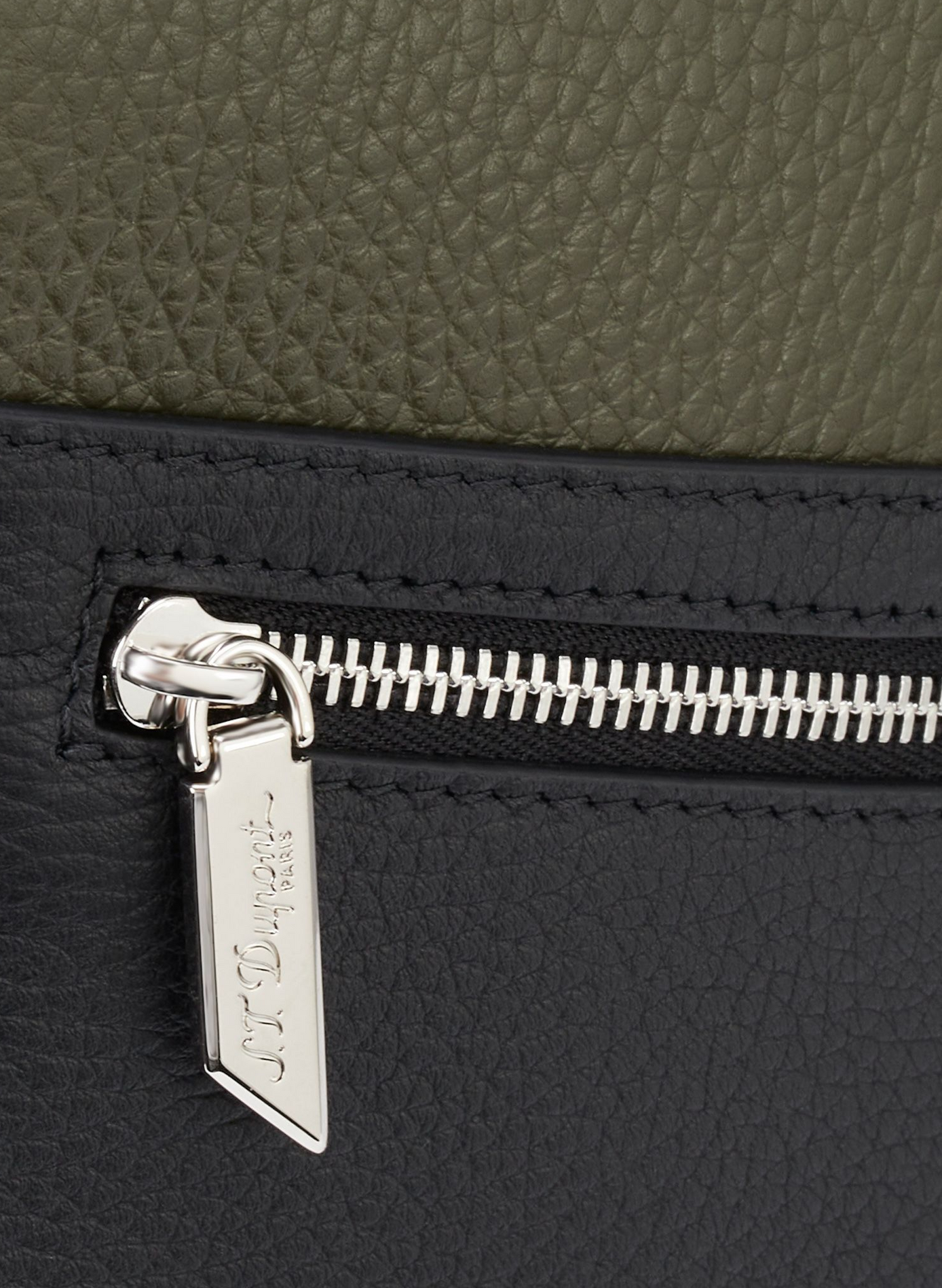 Sac à bandoulière Neo en cuir  S.T. DUPONT Vert