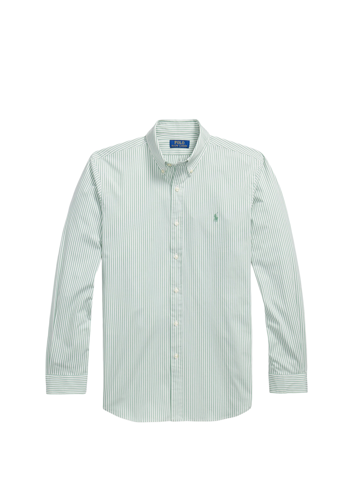 Chemise rayée en coton POLO RALPH LAUREN Vert