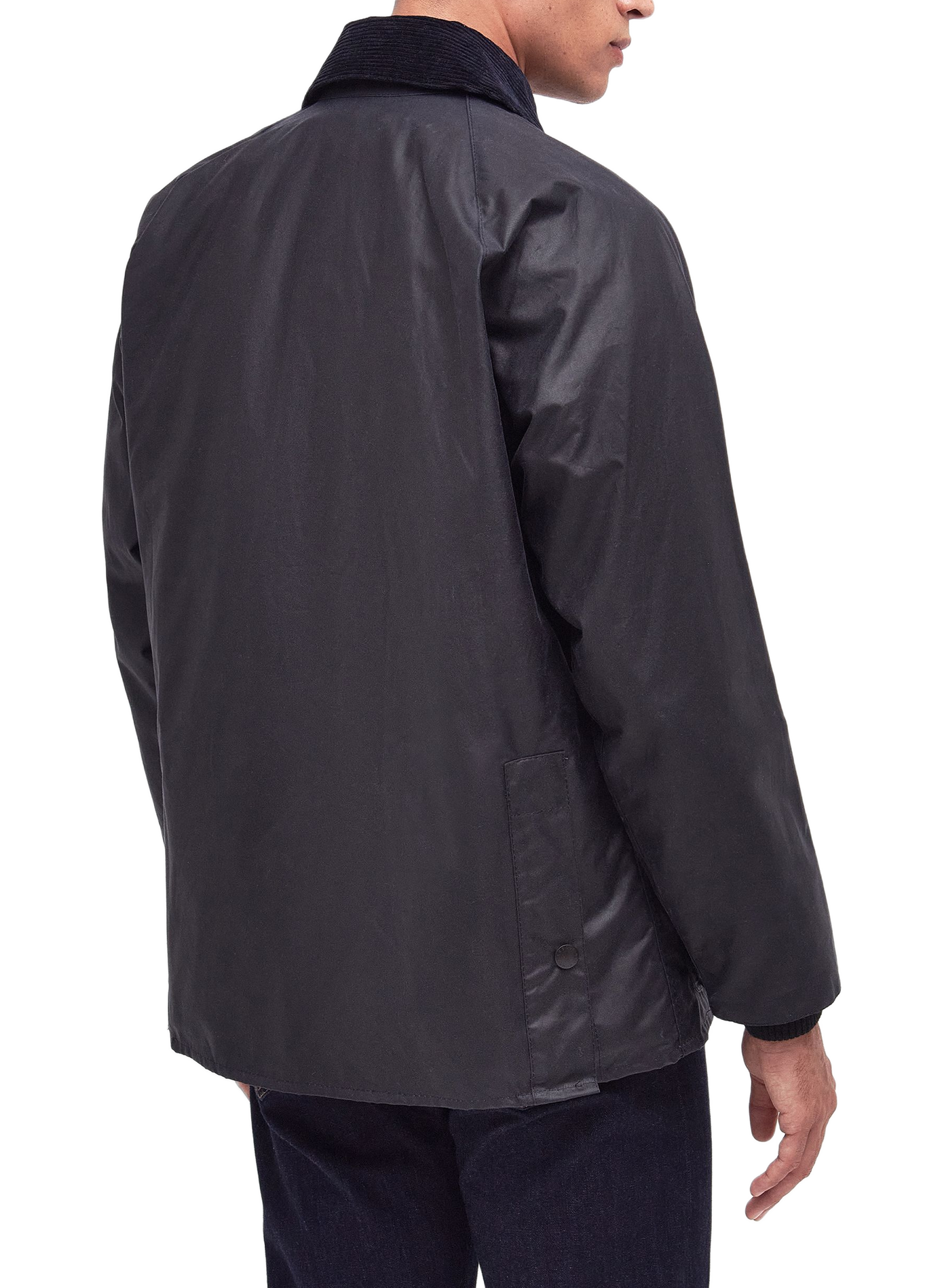 Jacket with classic cotton collar BARBOUR Blue