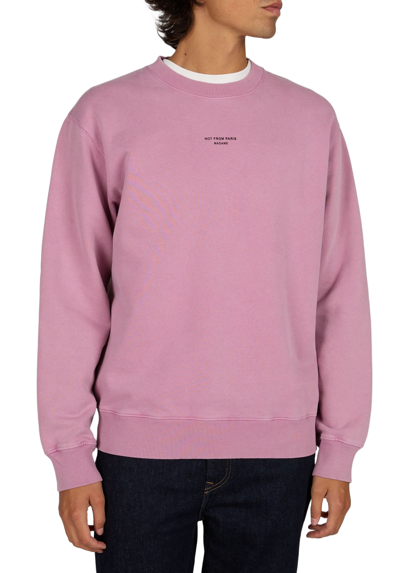 Baumwoll-Sweatshirt DROLE DE MONSIEUR Rosa