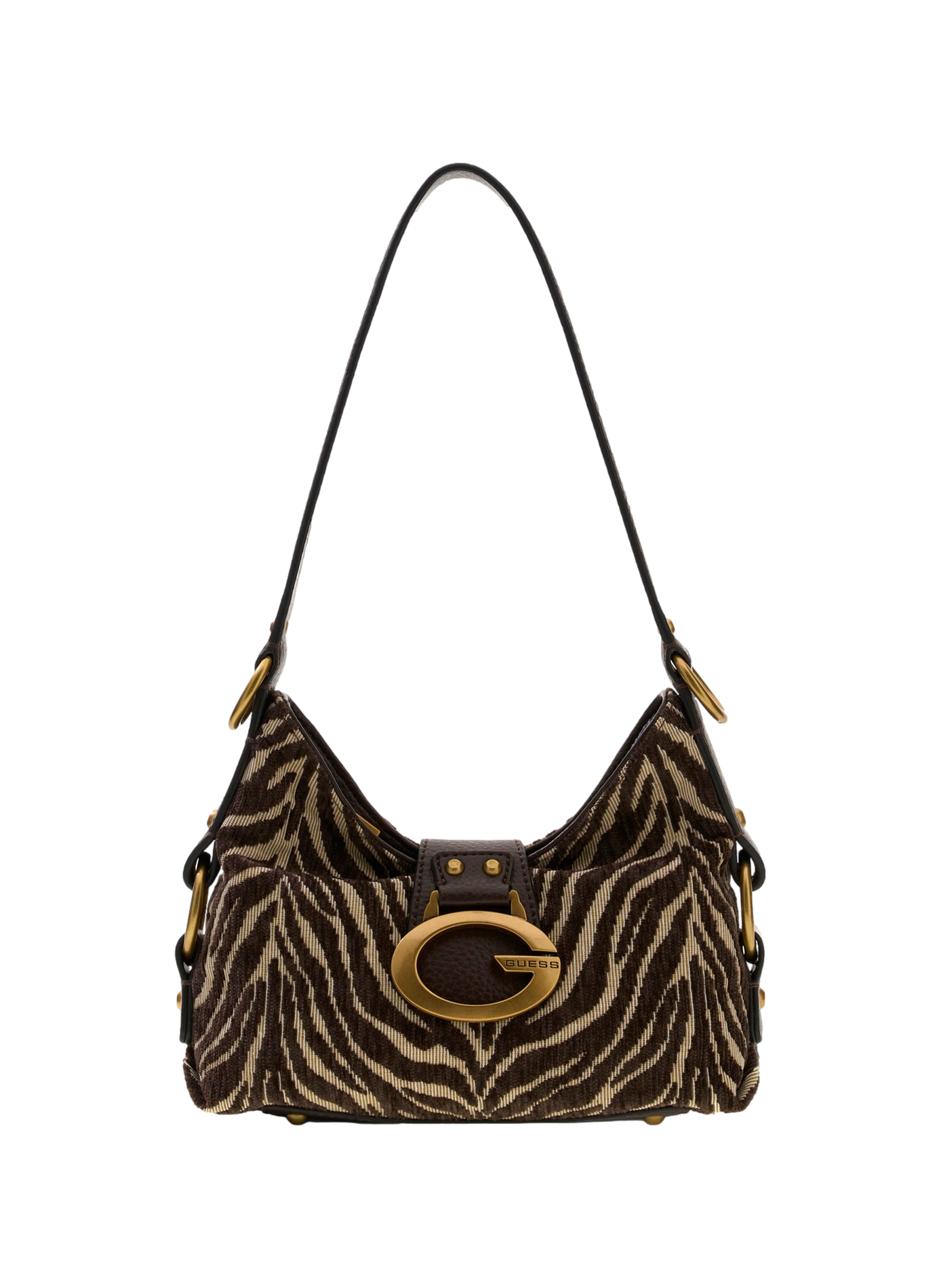 Taylor shoulder bag GUESS Brown