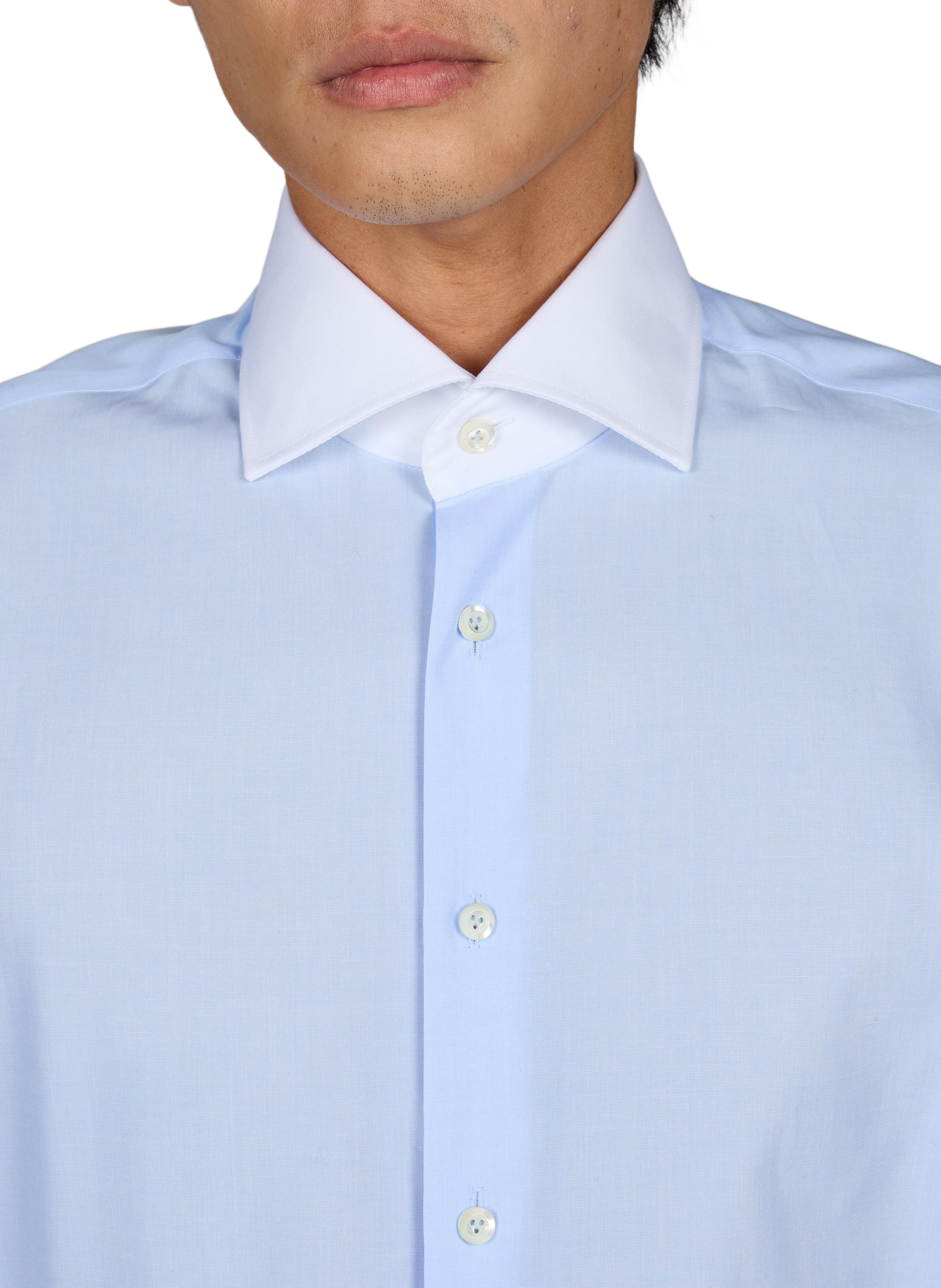 Katoenen overhemd VAN LAACK Blauw