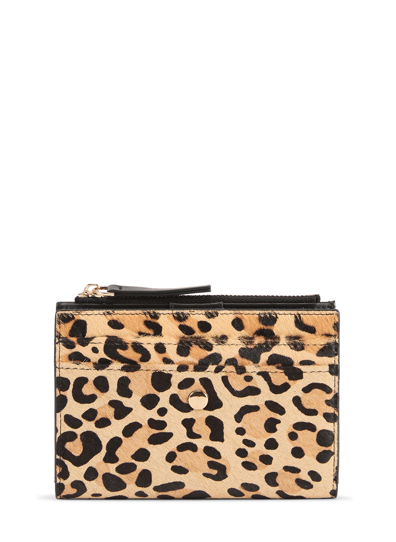 Cartera estampada de cuero AU PRINTEMPS PARIS Multicolor