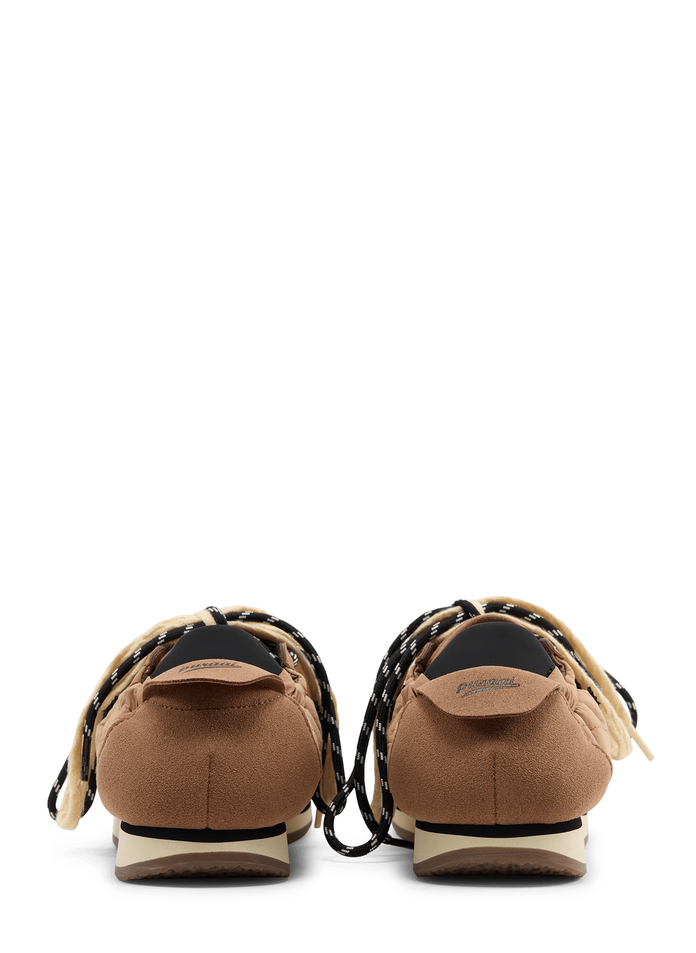 Panther double lace sneakers | Brown PURAAI Women