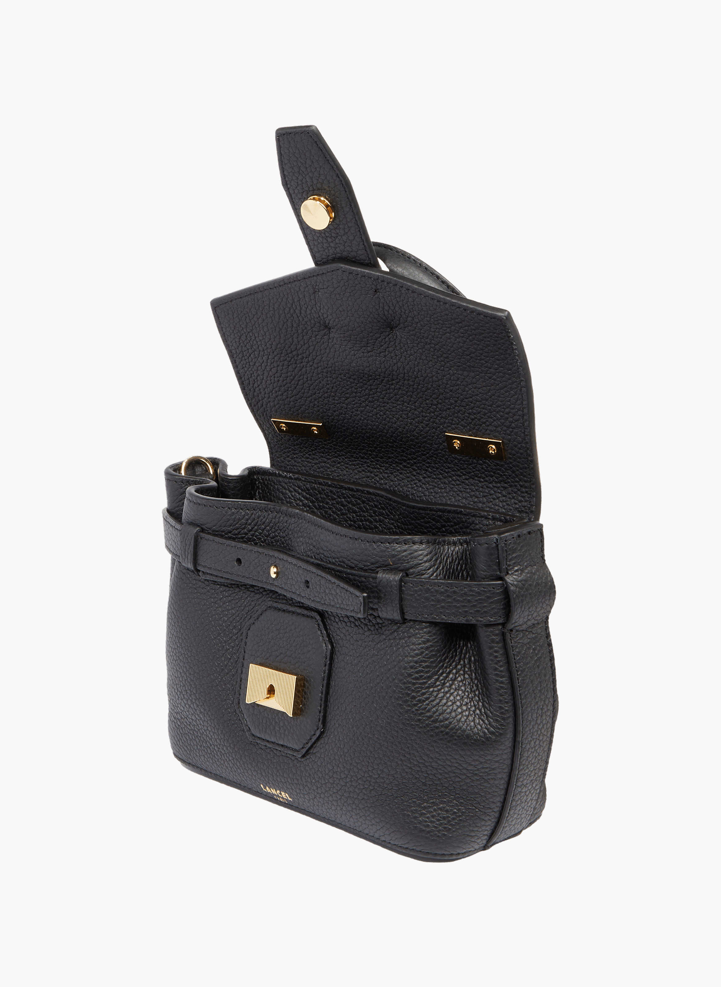 Lancel charlie mini leather handbag | Black LANCEL Women