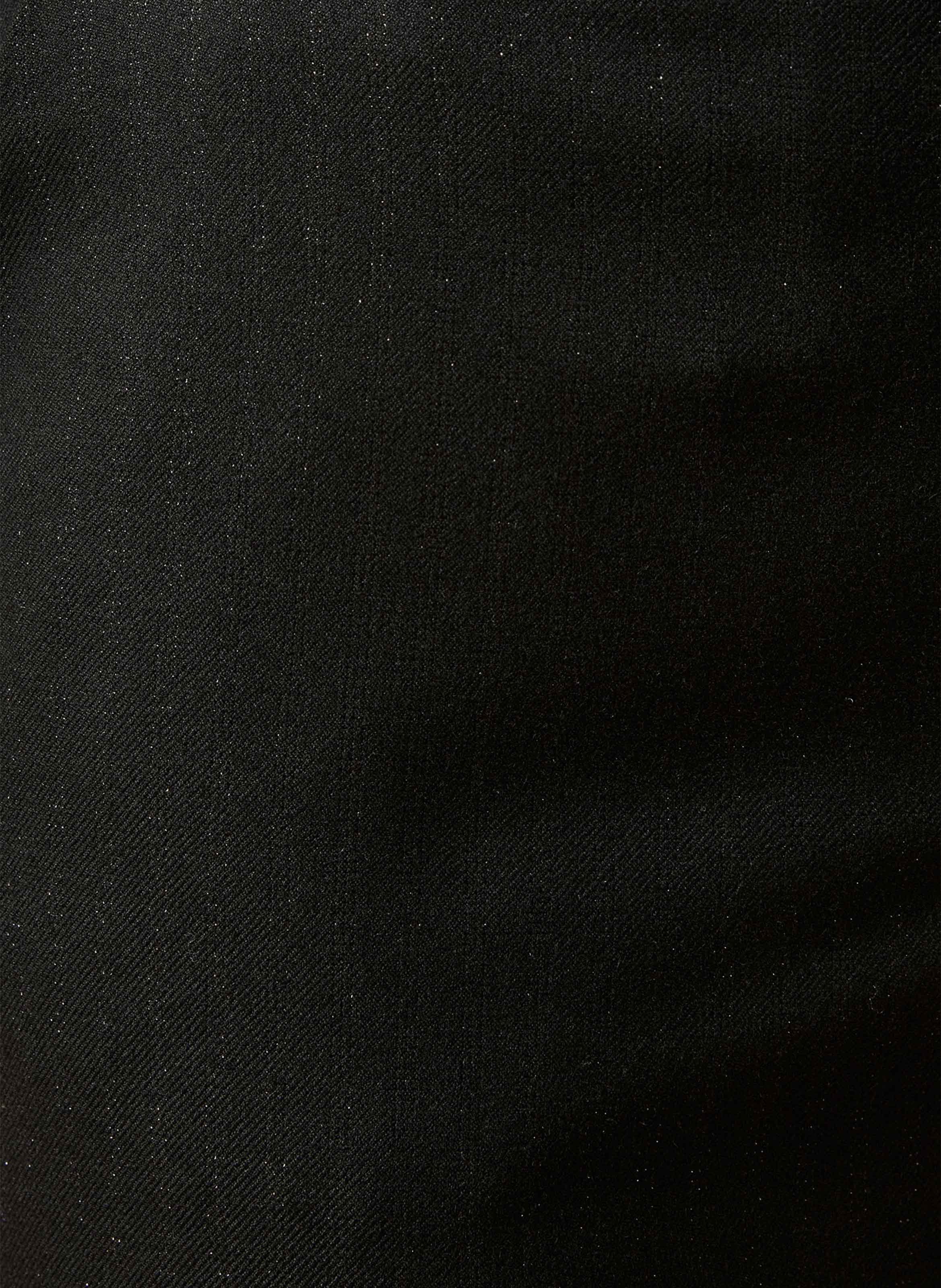 Wijde broek met iriserende strepen LA FEE MARABOUTEE Zwart