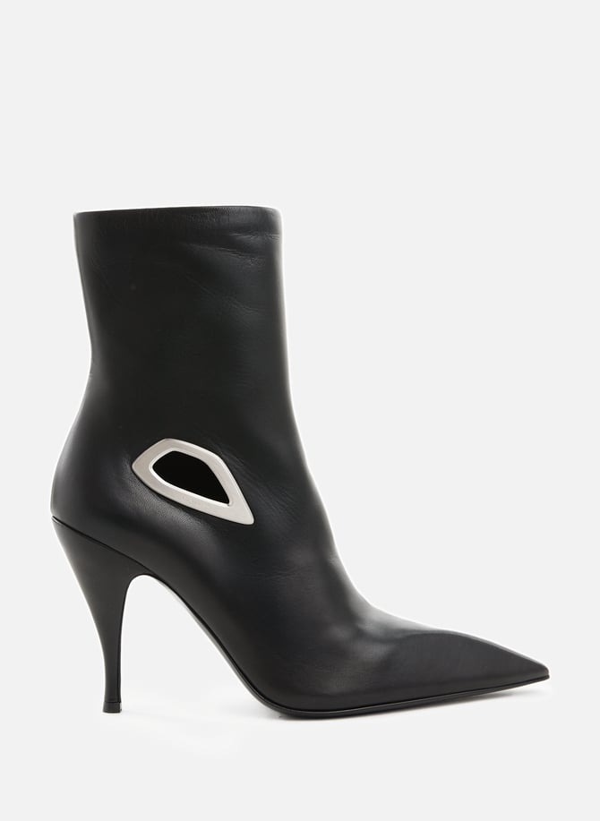 Crescent bootie ankle boots OFF-WHITE