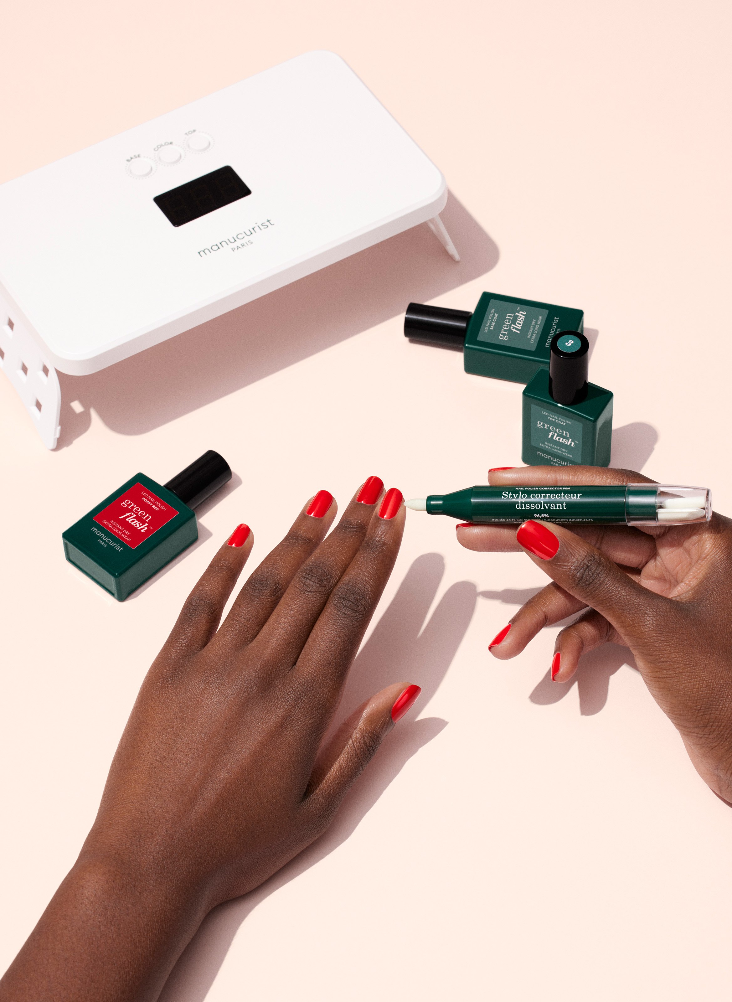 Pro Green Flash Kit - Hortencia &amp; Poppy Red MANUCURIST No color