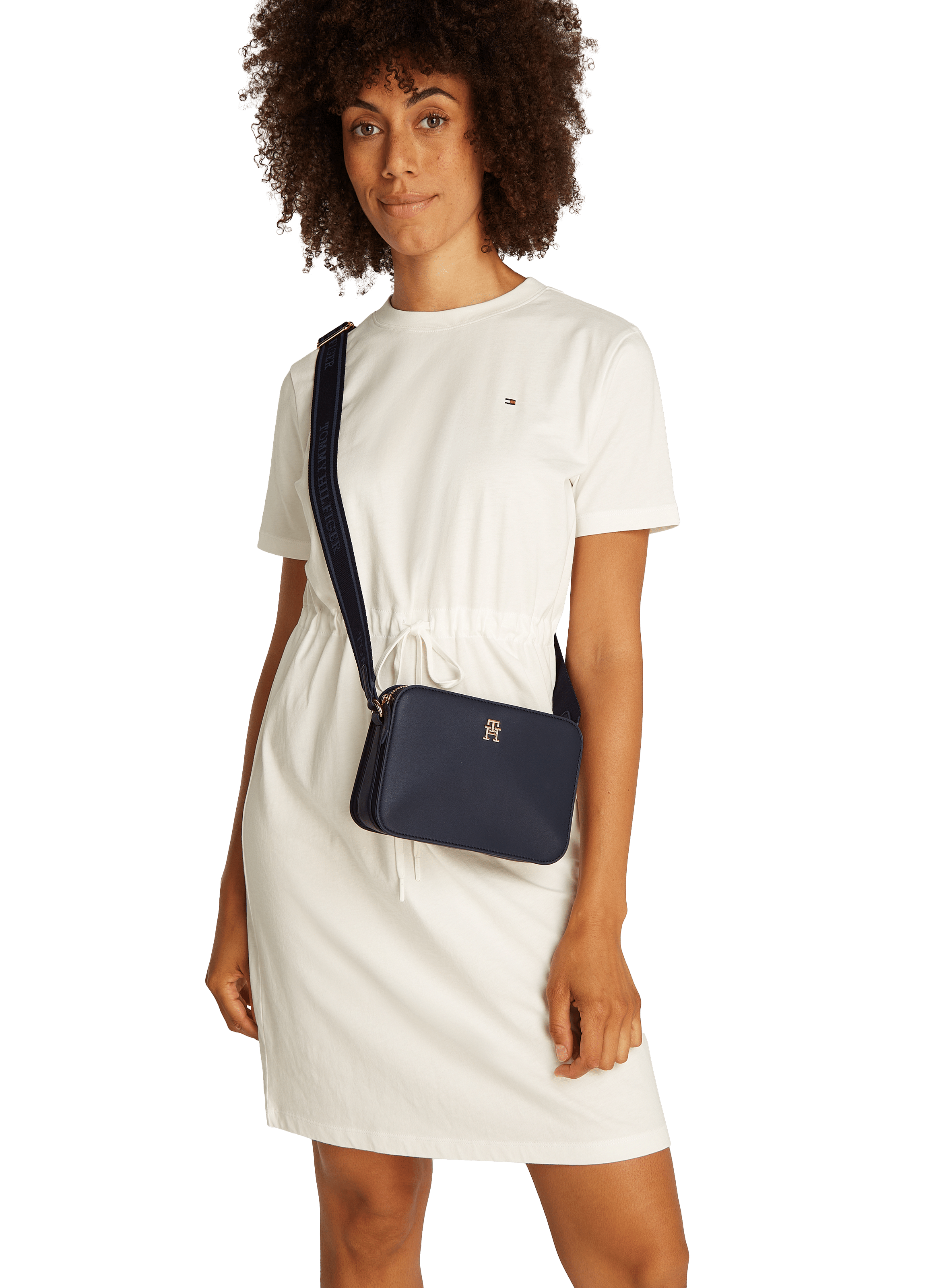 Solid crossbody bag TOMMY HILFIGER Blue