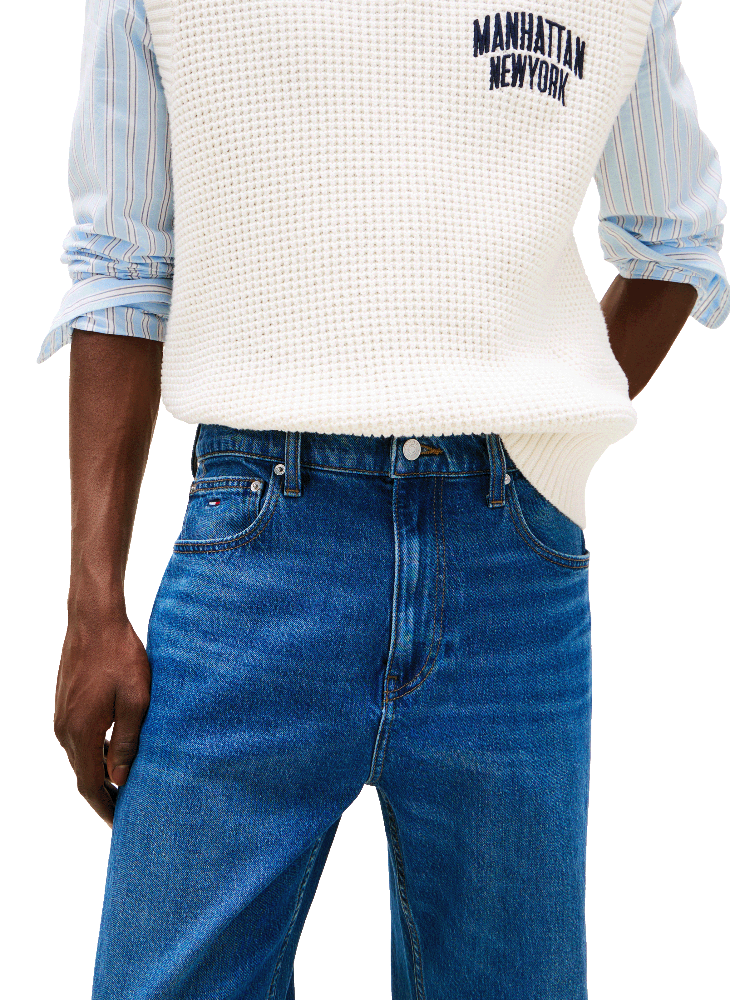 Contrast Jeans TOMMY HILFIGER Blue