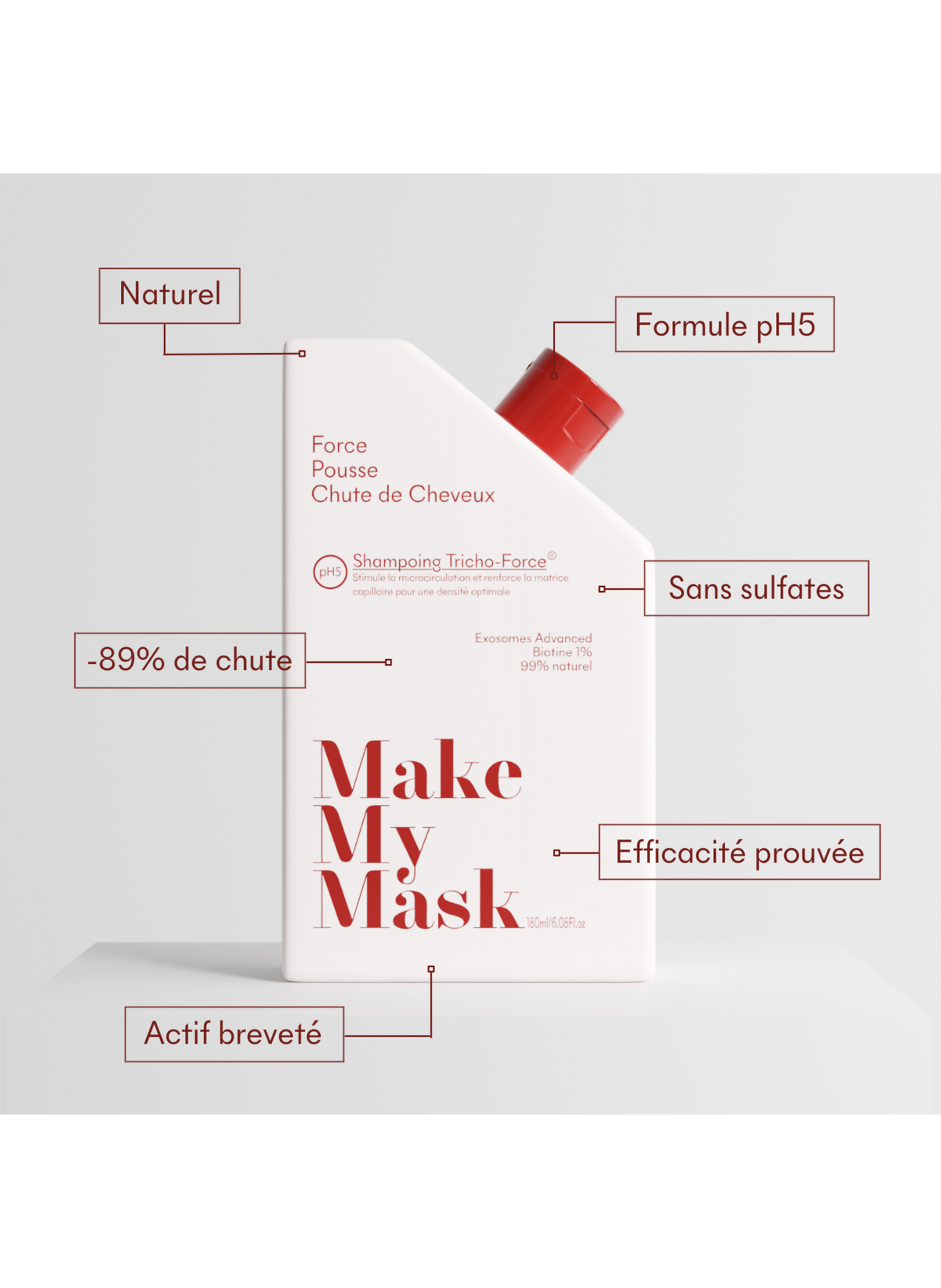 Tricho-Force Shampoo MAKE MY MASK No color