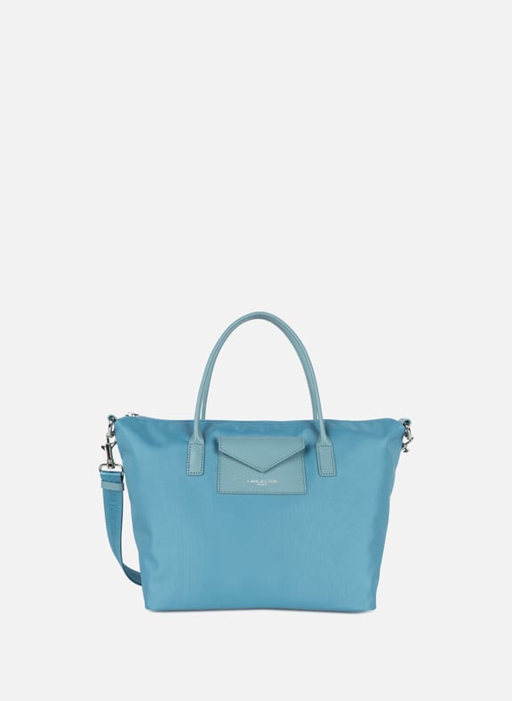 Sac cabas main - smart kba Bleu by LANCASTER LANCASTER Sac cabas main - smart kba Bleu