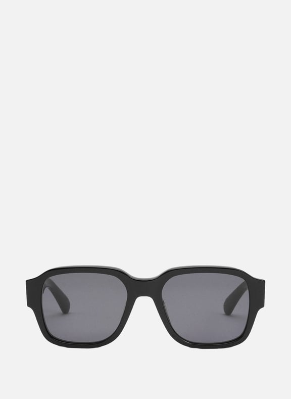 Lunettes de soleil 75006 en acétate unisexes Noir by AMI PARIS AMI PARIS Lunettes de soleil 75006 en acétate unisexes Noir