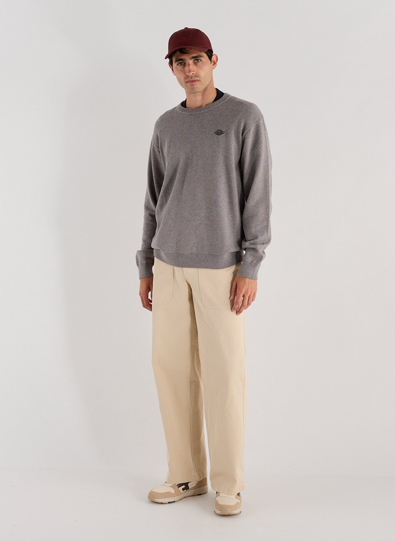 Cotton jumper DICKIES Grey