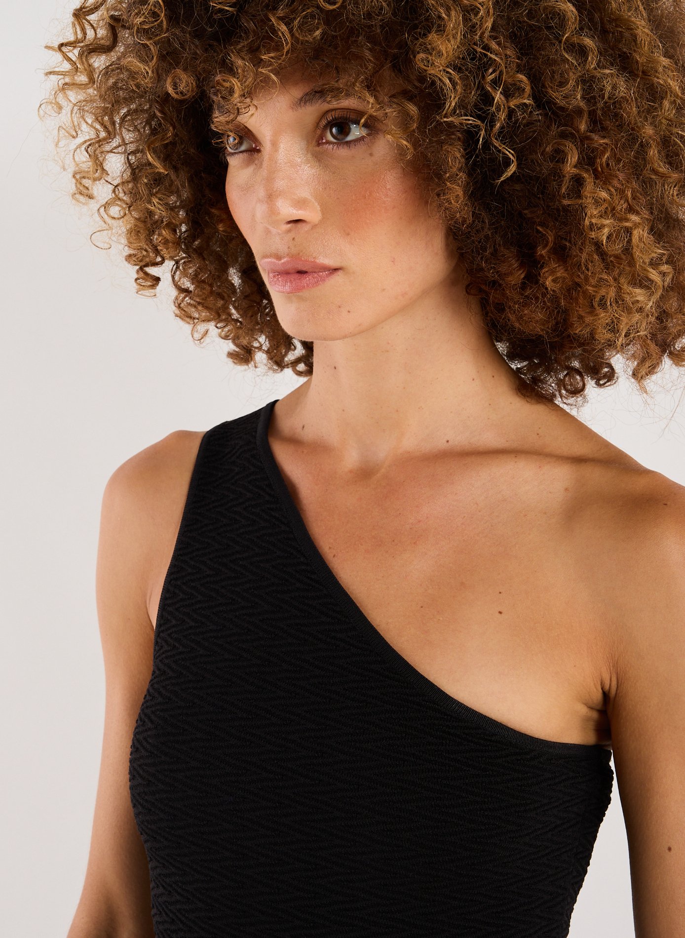 Knitted skater dress GUESS Black