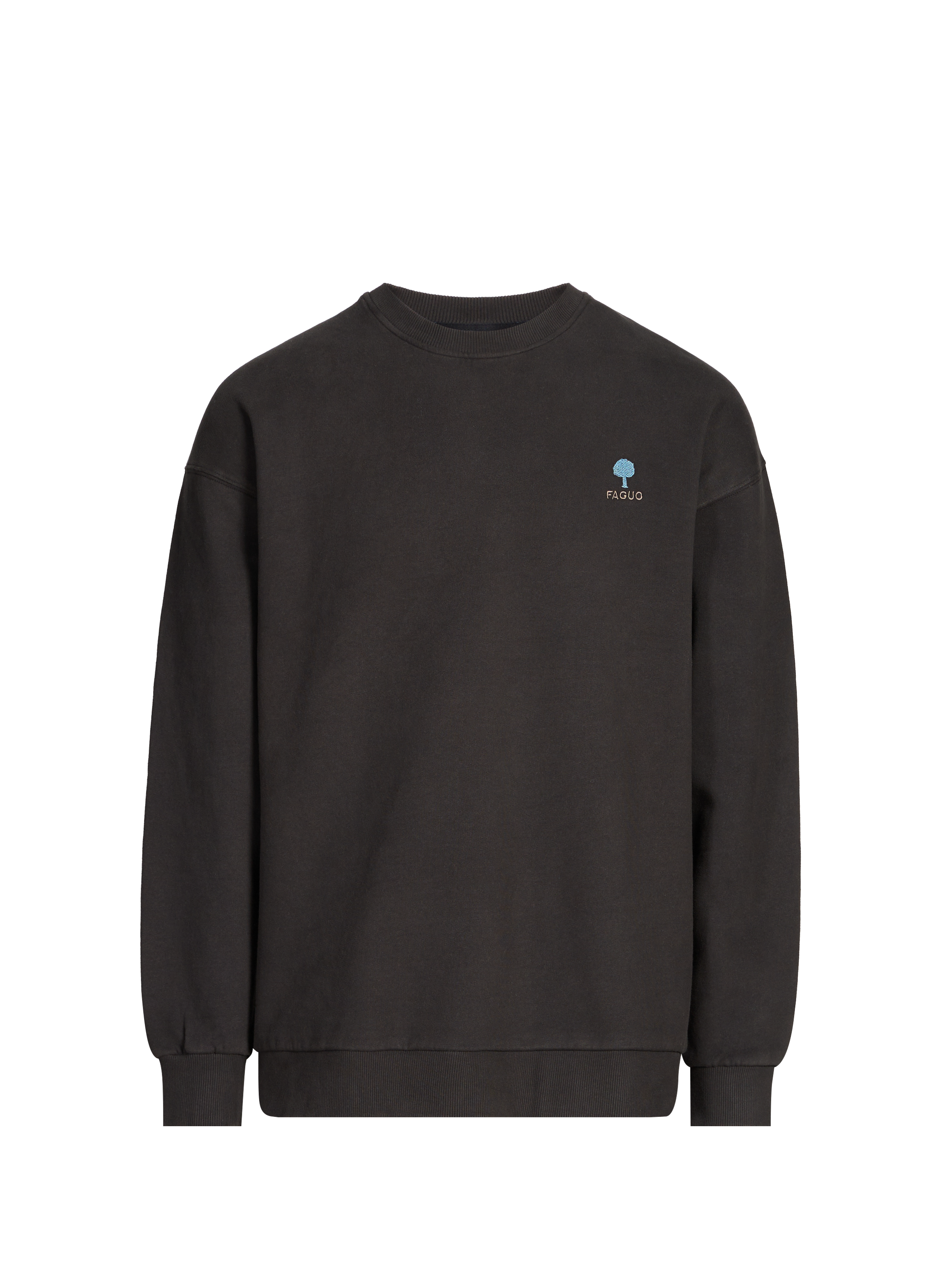 Oversized cotton sweatshirt FAGUO Black