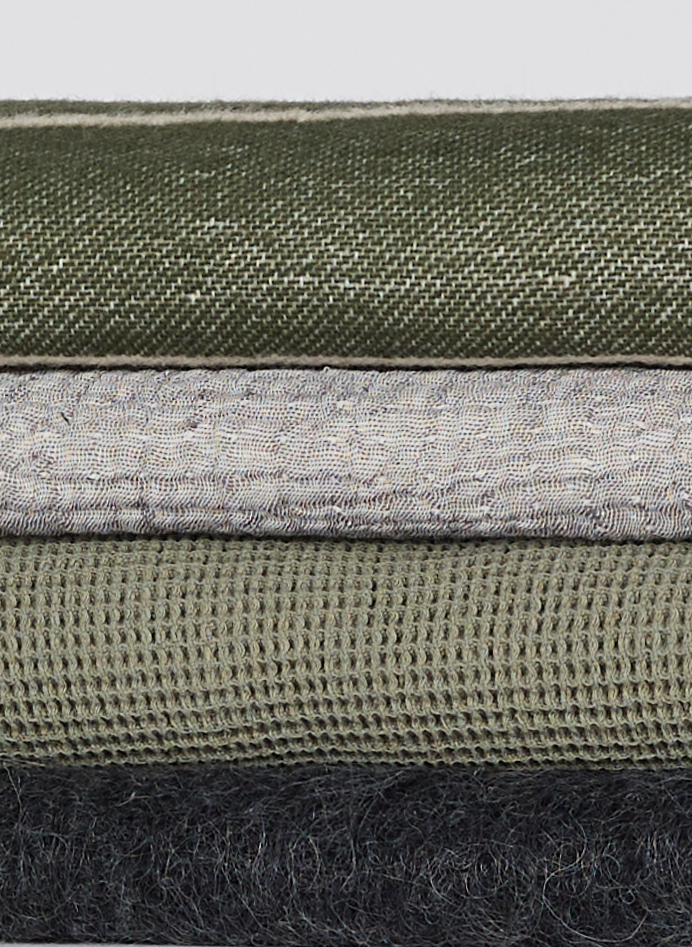 Plaid à motif rayé AU PRINTEMPS PARIS Vert